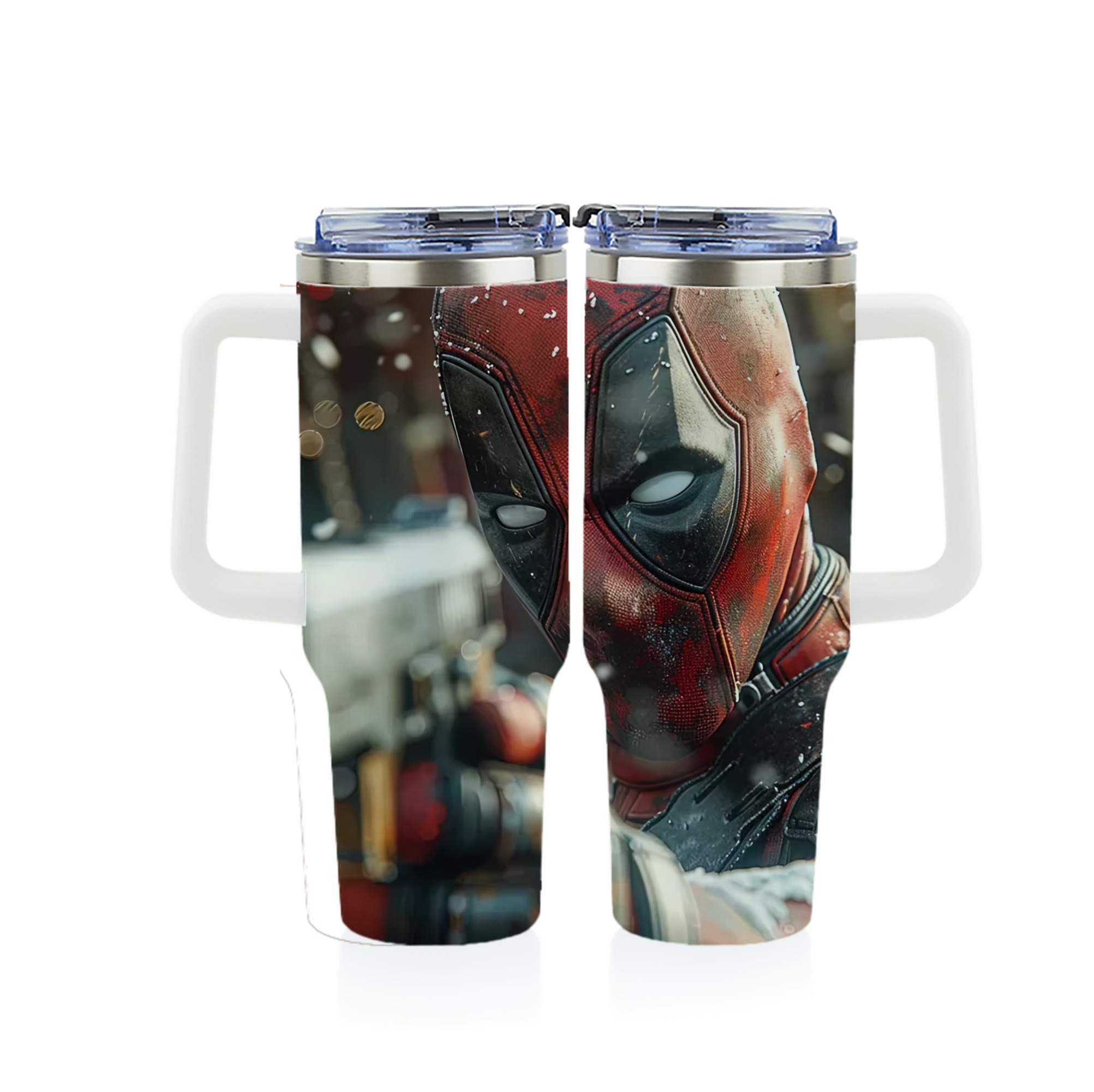 （画像用） Deadpool デッドプール 1200ｍLフルプリント車用タンブラー