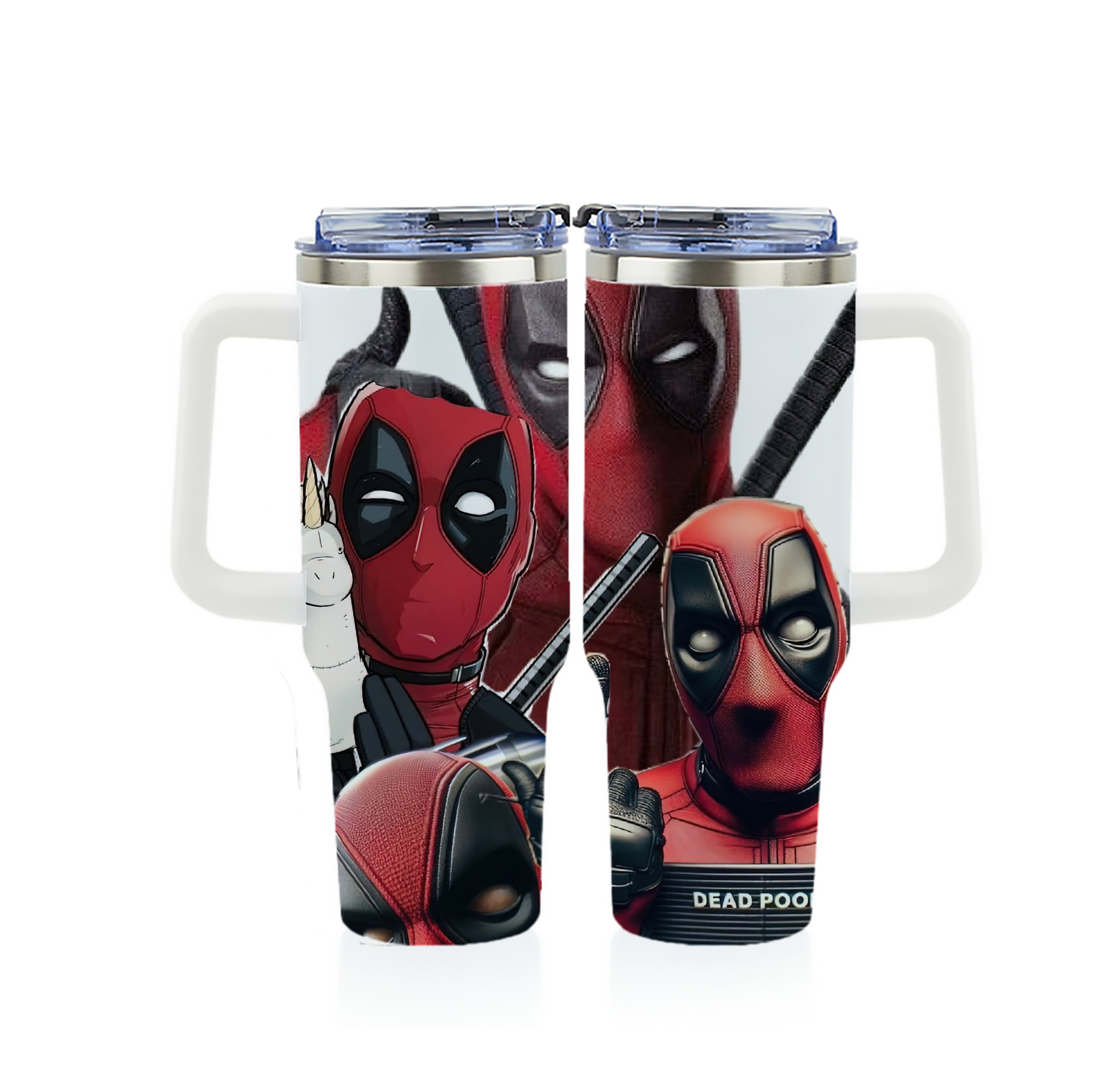 （画像用） Deadpool デッドプール 1200ｍLフルプリント車用タンブラー