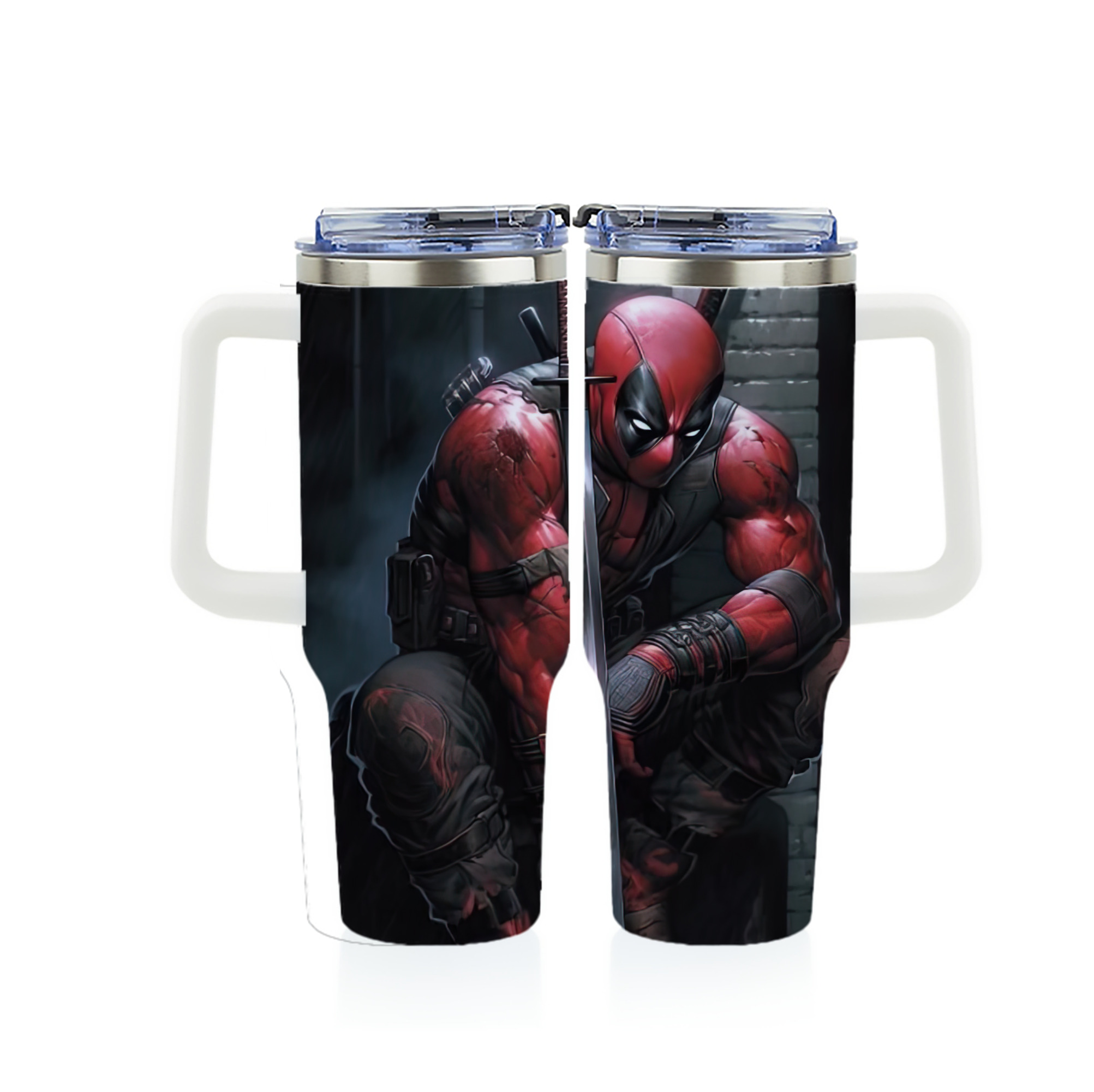 （画像用） Deadpool デッドプール 1200ｍLフルプリント車用タンブラー