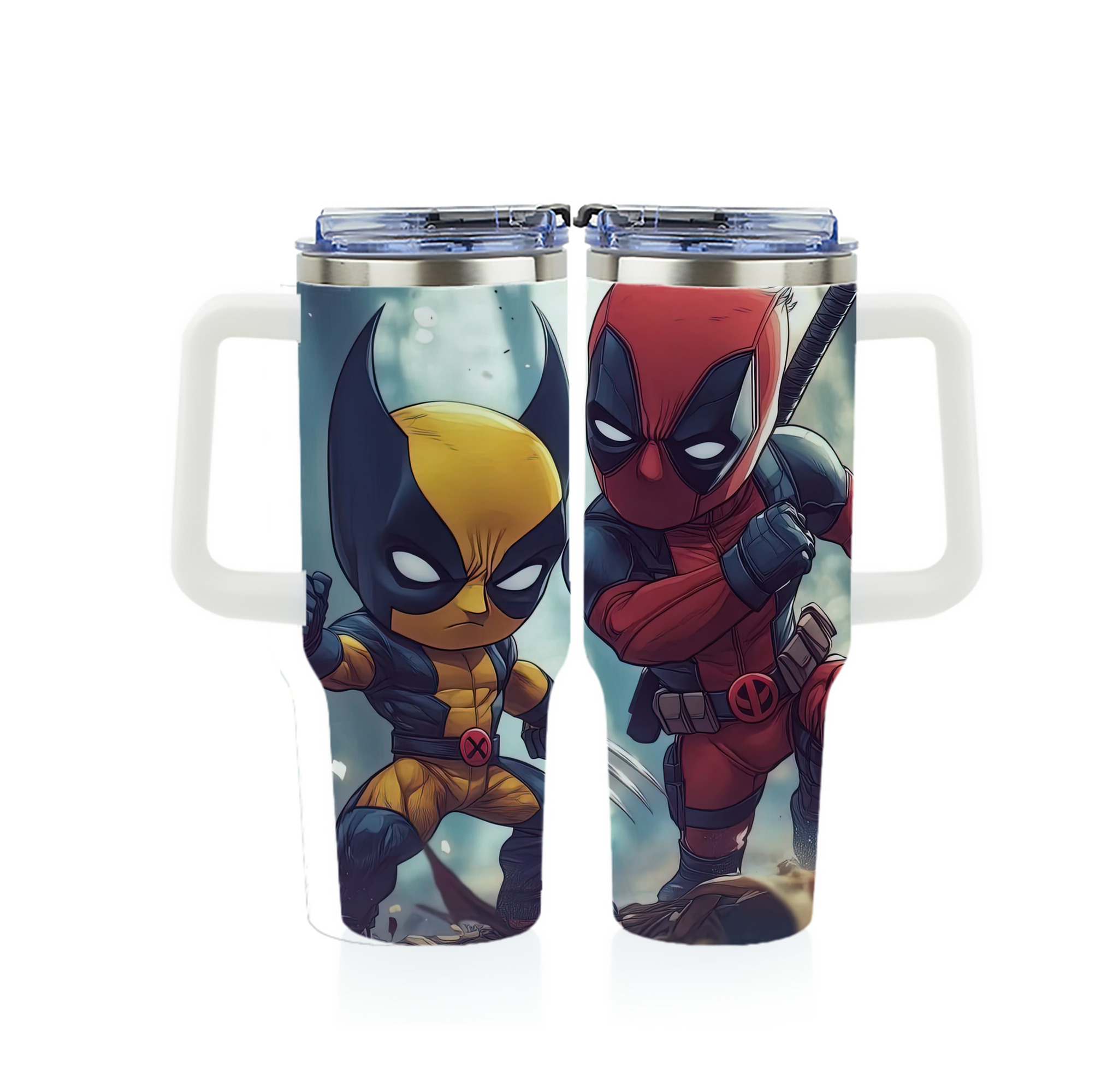（画像用） Deadpool デッドプール 1200ｍLフルプリント車用タンブラー