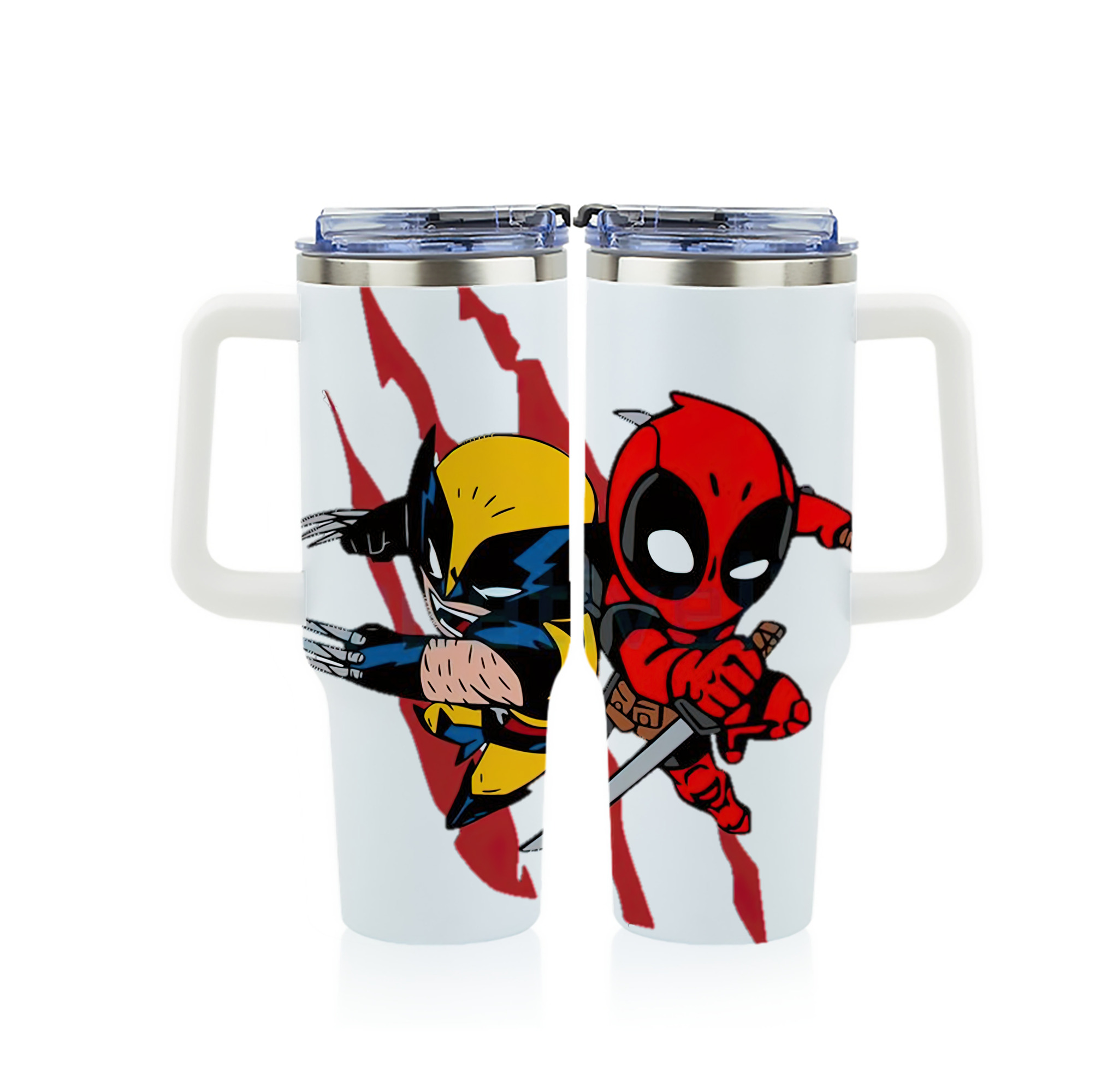 （画像用） Deadpool デッドプール 1200ｍLフルプリント車用タンブラー