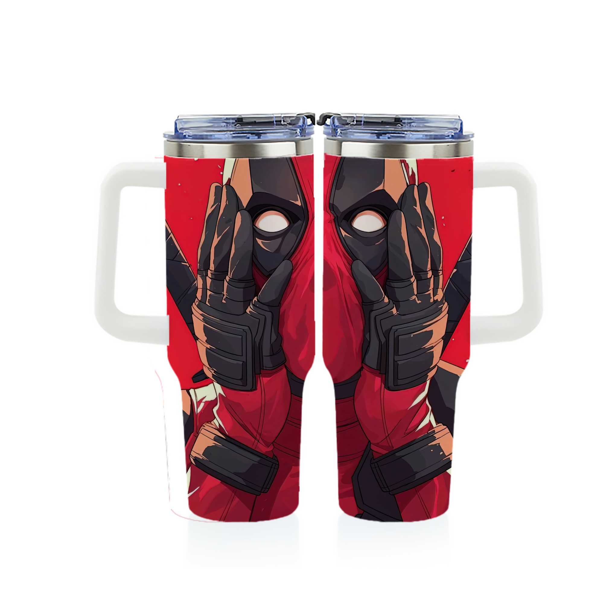 （画像用） Deadpool デッドプール 1200ｍLフルプリント車用タンブラー