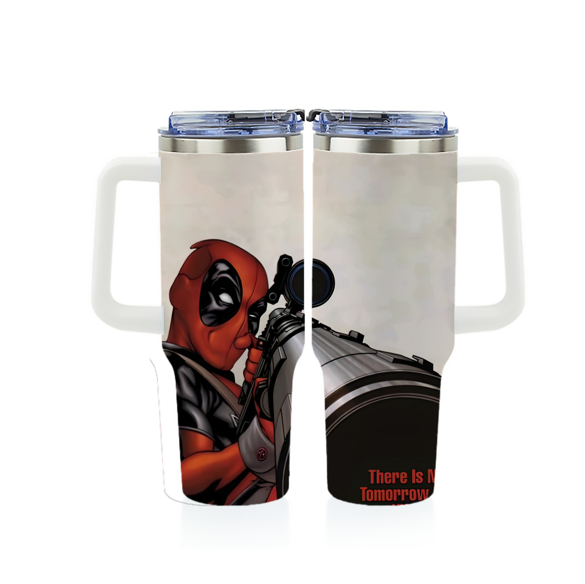 （画像用） Deadpool デッドプール 1200ｍLフルプリント車用タンブラー