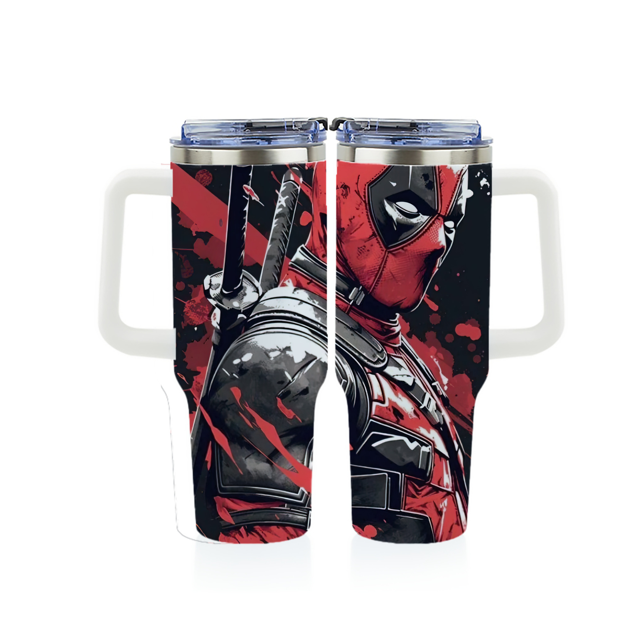 （画像用） Deadpool デッドプール 1200ｍLフルプリント車用タンブラー