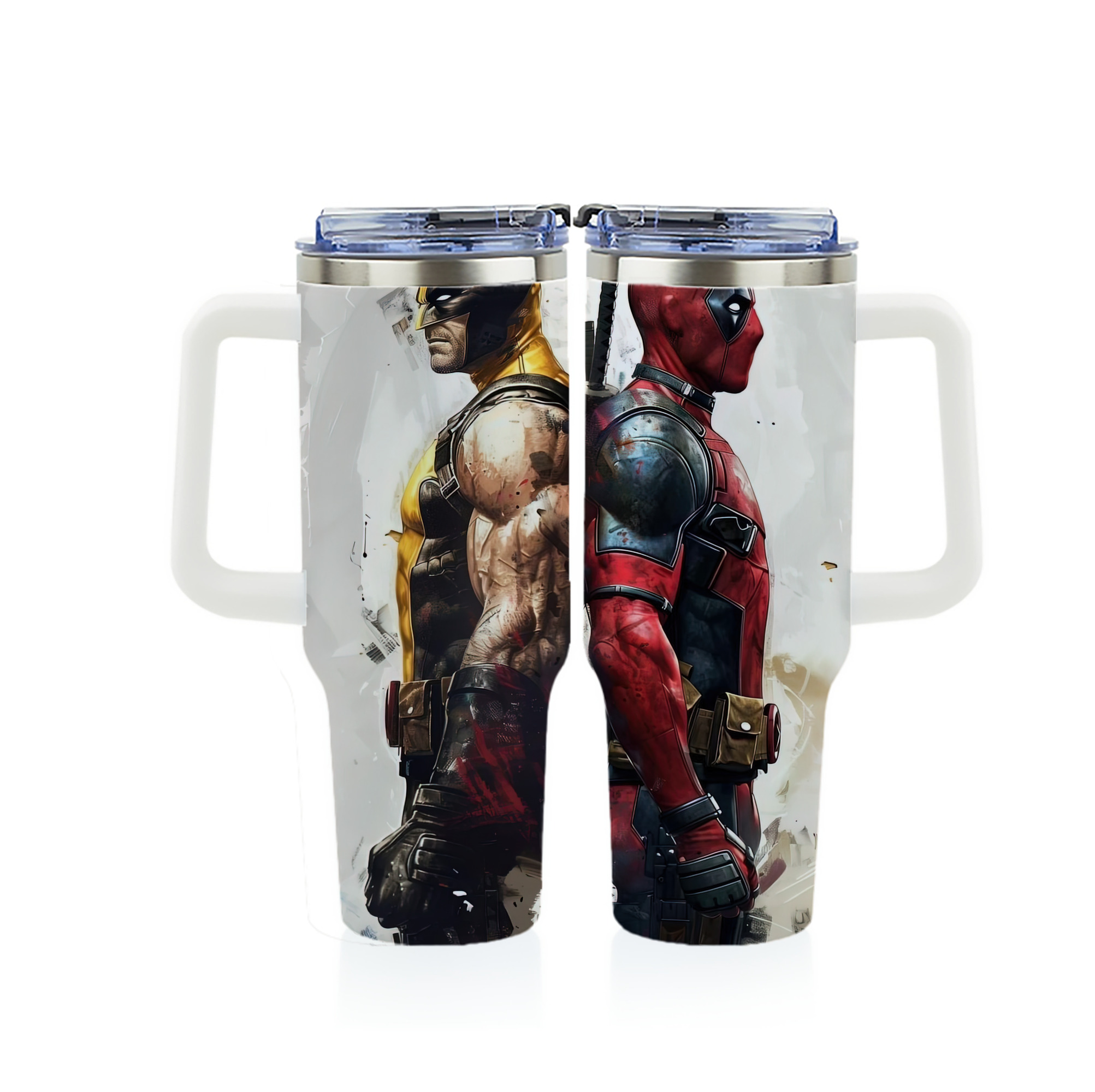 （画像用） Deadpool デッドプール 1200ｍLフルプリント車用タンブラー