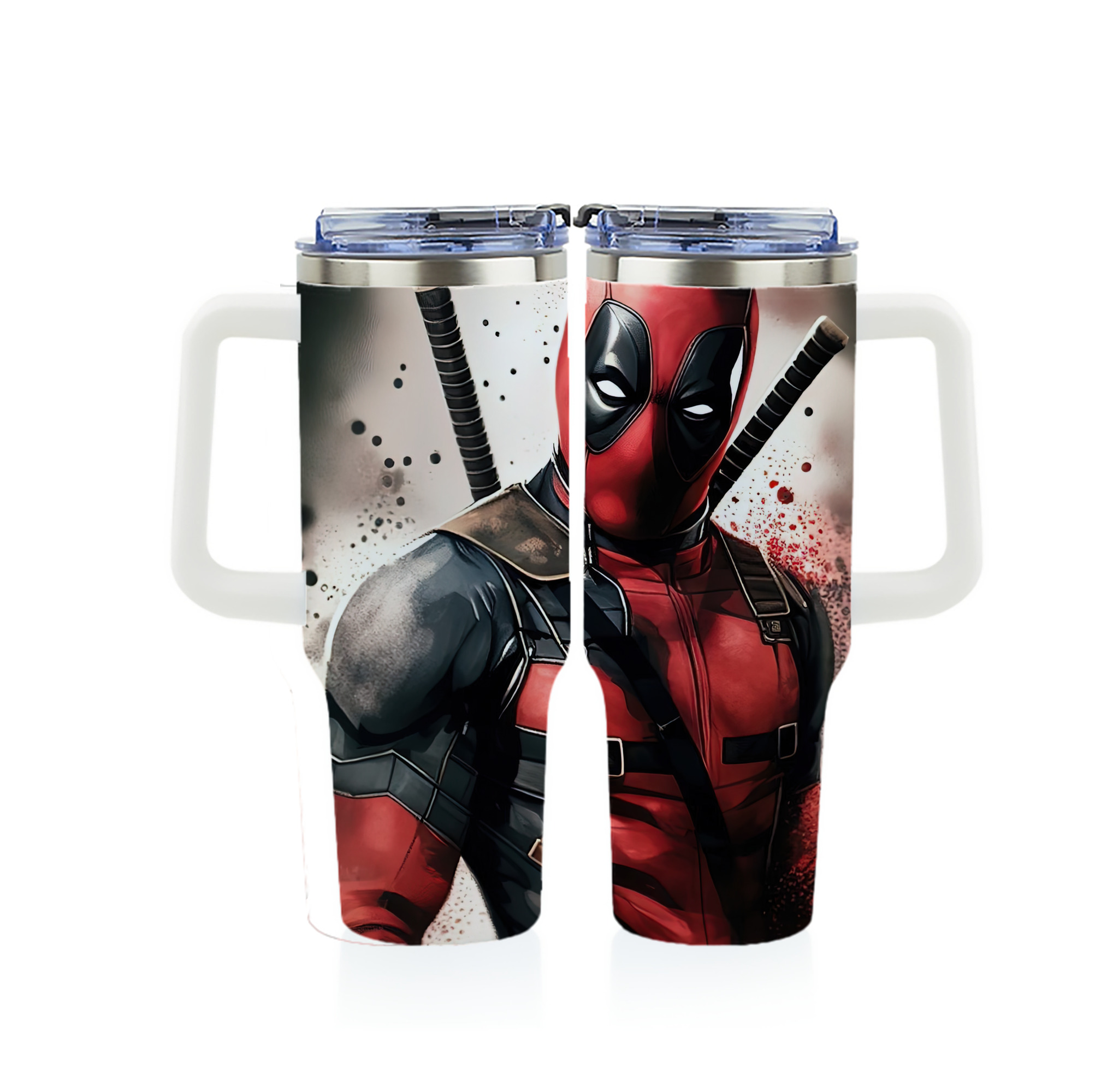 （画像用） Deadpool デッドプール 1200ｍLフルプリント車用タンブラー