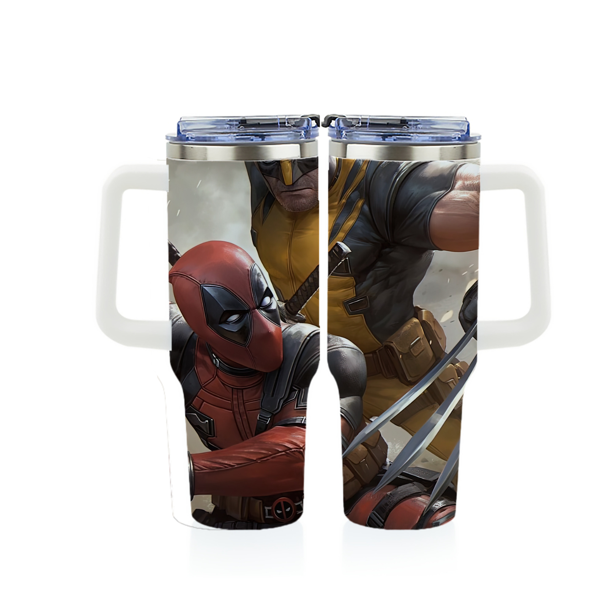 （画像用） Deadpool デッドプール 1200ｍLフルプリント車用タンブラー