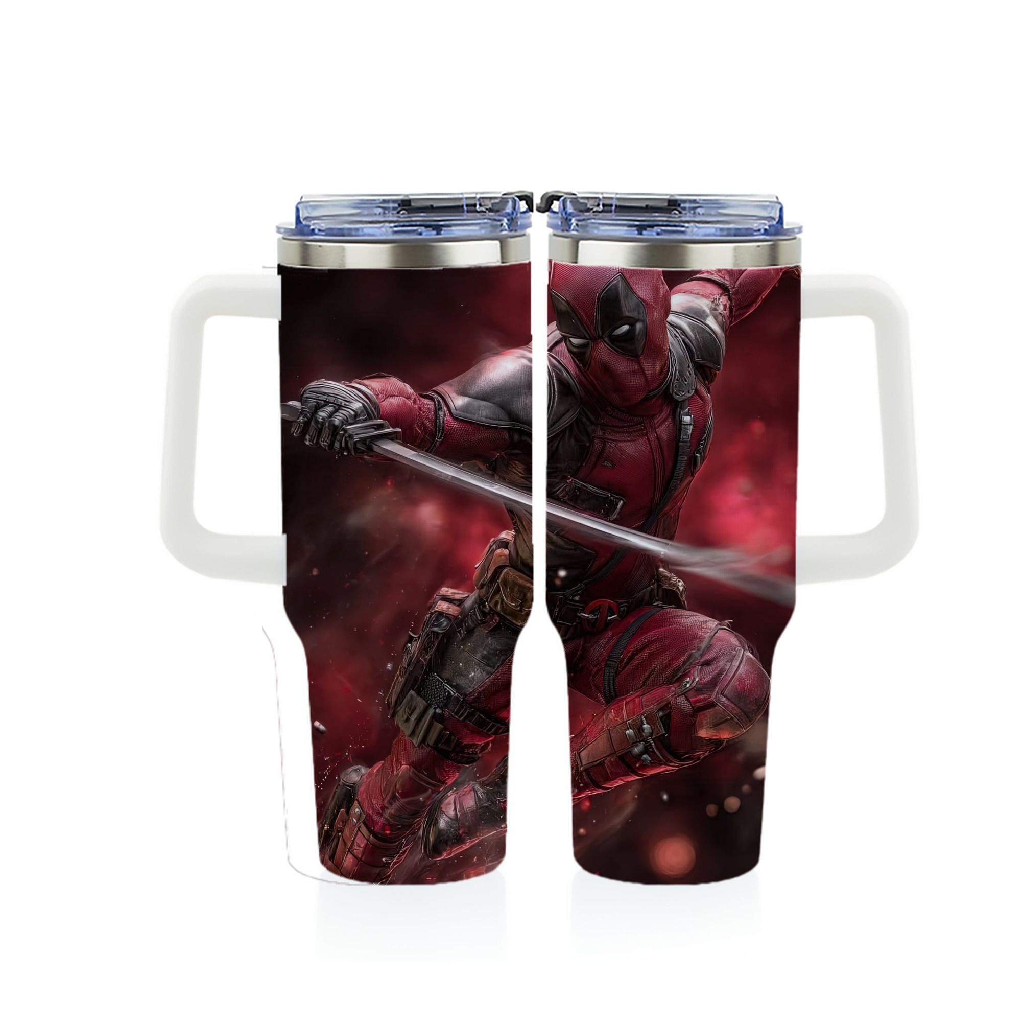 （画像用） Deadpool デッドプール 1200ｍLフルプリント車用タンブラー