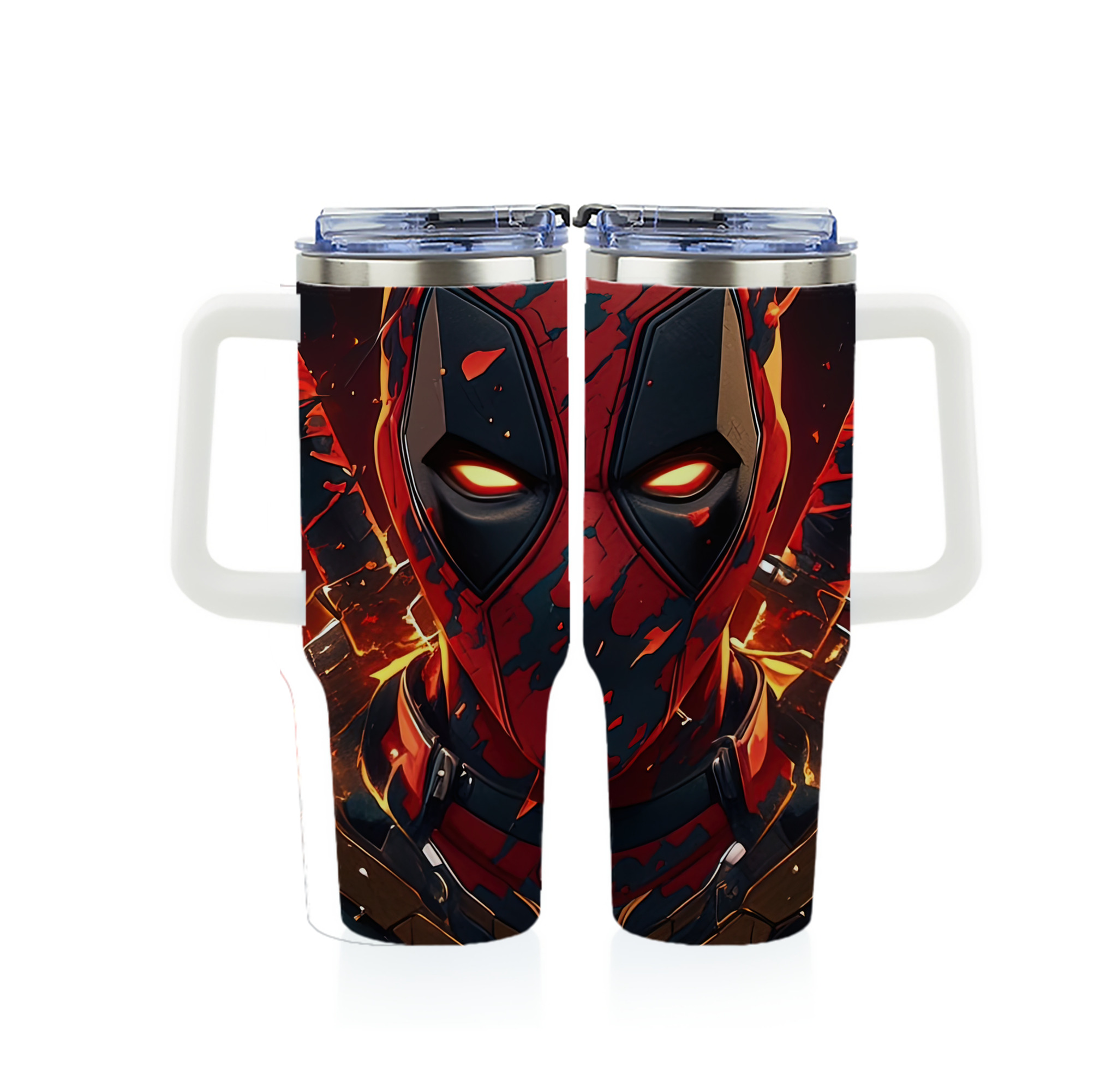 （画像用） Deadpool デッドプール 1200ｍLフルプリント車用タンブラー
