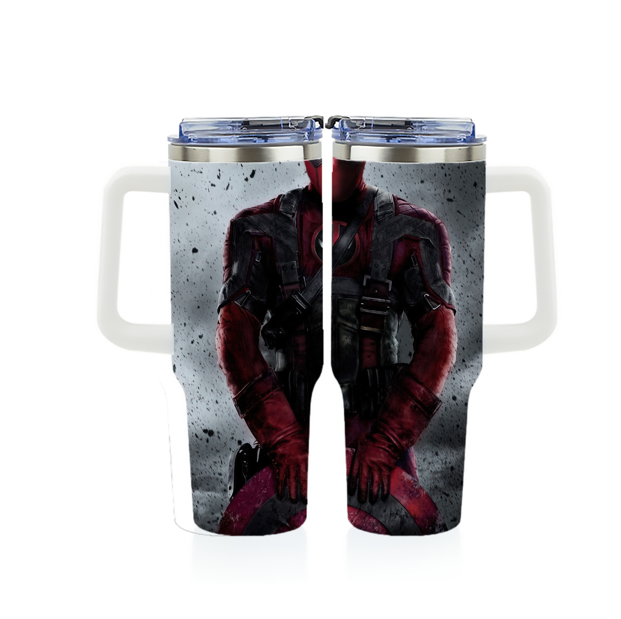 （画像用） Deadpool デッドプール 1200ｍLフルプリント車用タンブラー