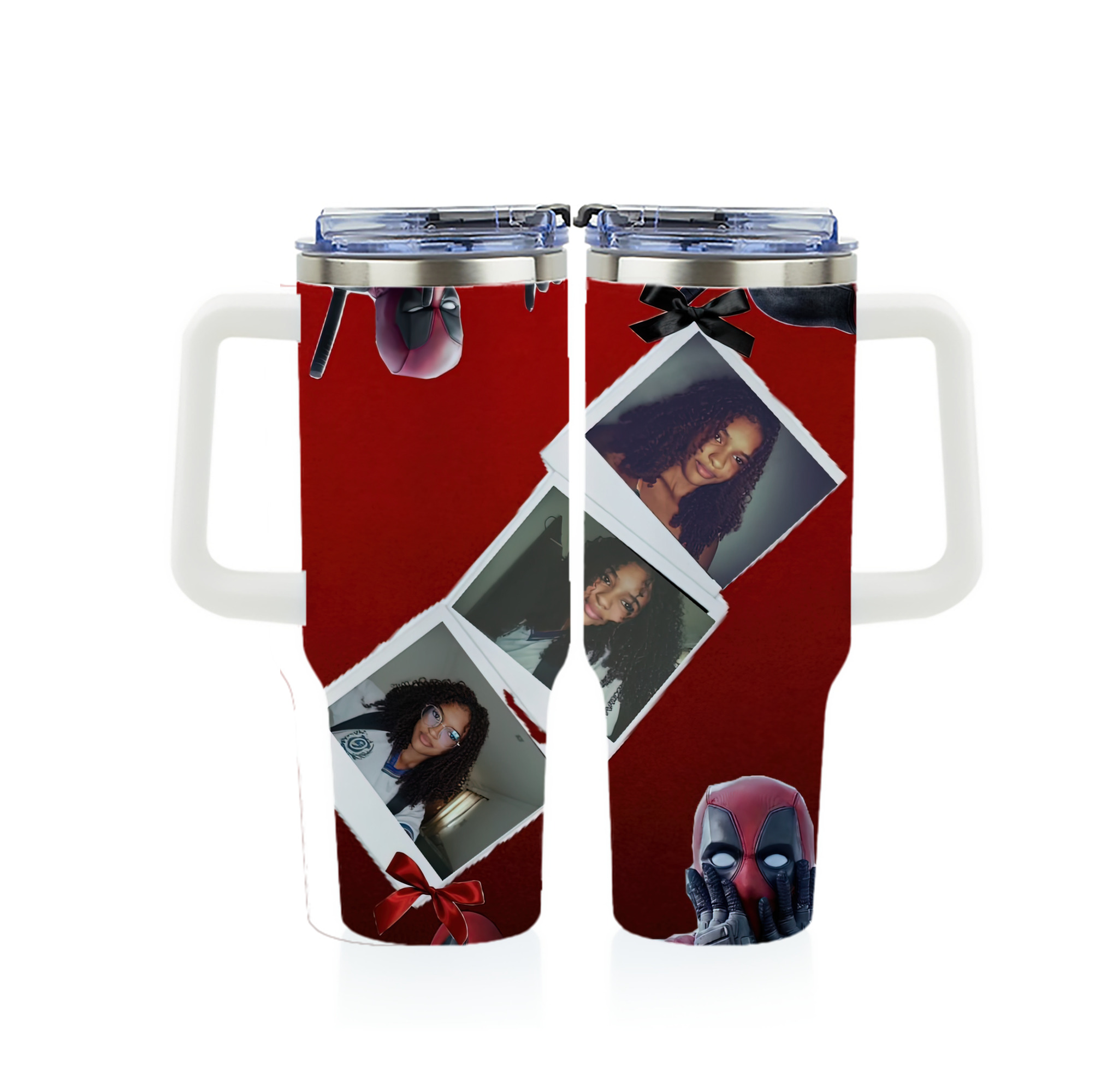 （画像用） Deadpool デッドプール 1200ｍLフルプリント車用タンブラー