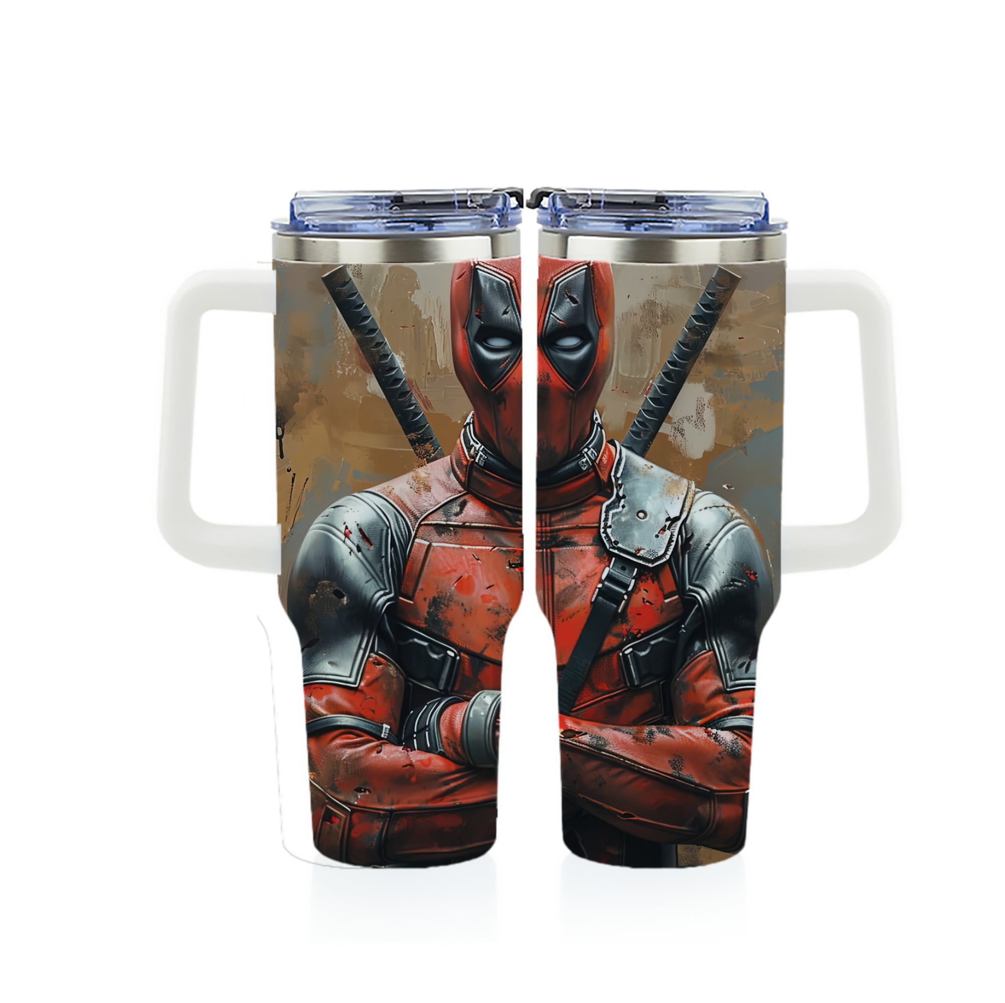 （画像用） Deadpool デッドプール 1200ｍLフルプリント車用タンブラー