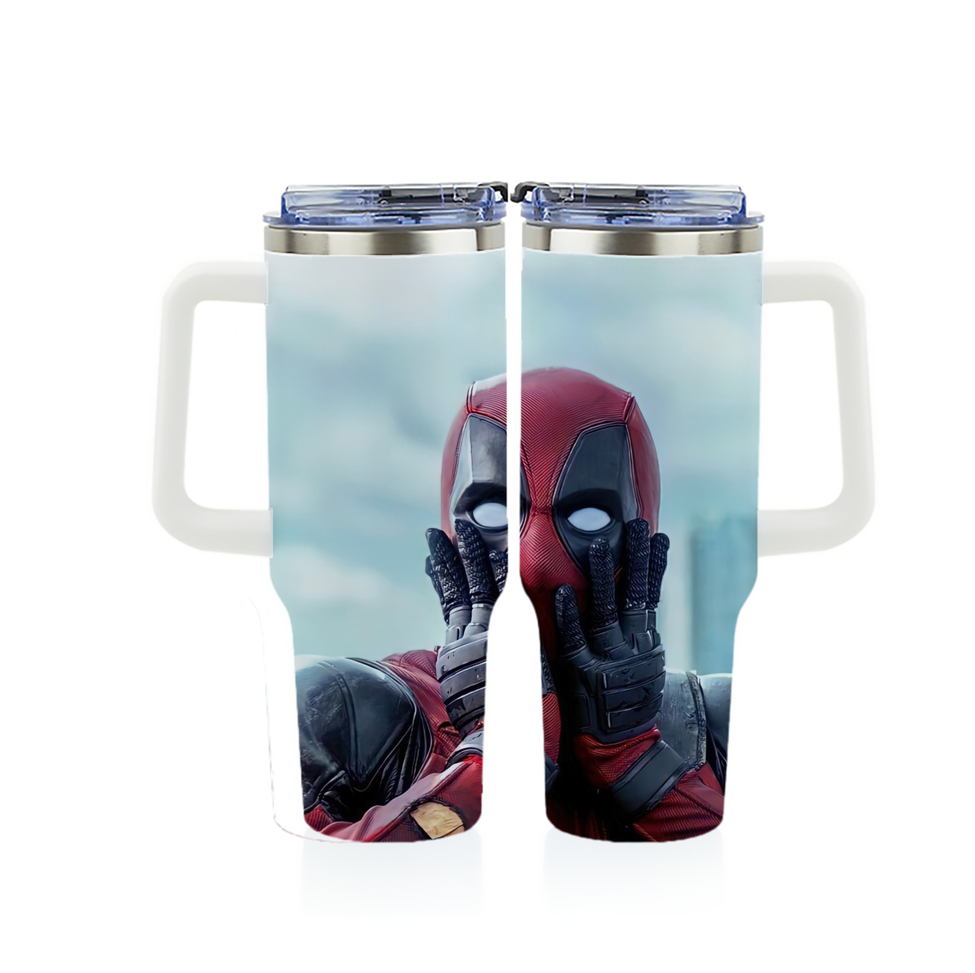 （画像用） Deadpool デッドプール 1200ｍLフルプリント車用タンブラー