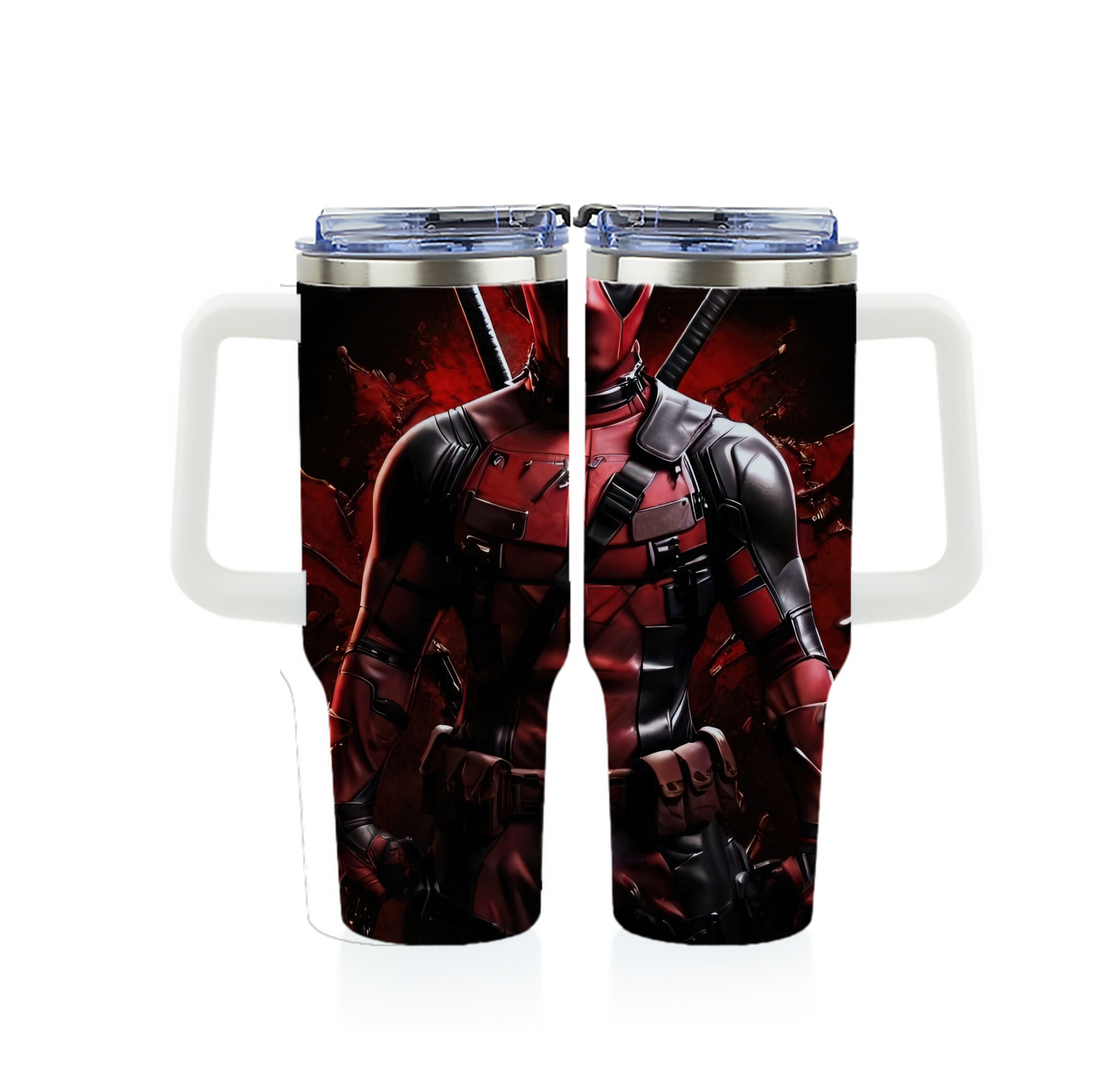 （画像用） Deadpool デッドプール 1200ｍLフルプリント車用タンブラー