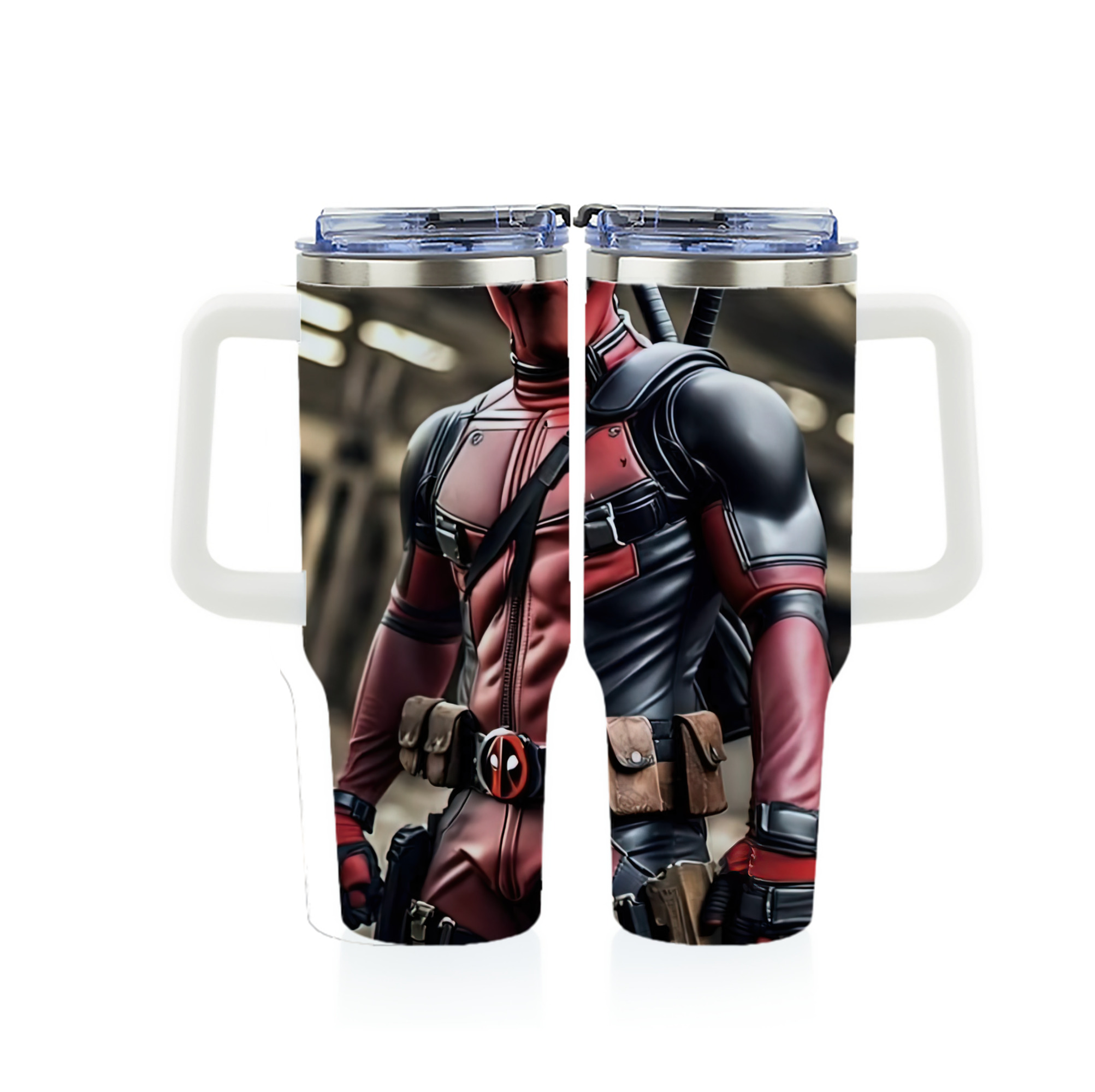 （画像用） Deadpool デッドプール 1200ｍLフルプリント車用タンブラー