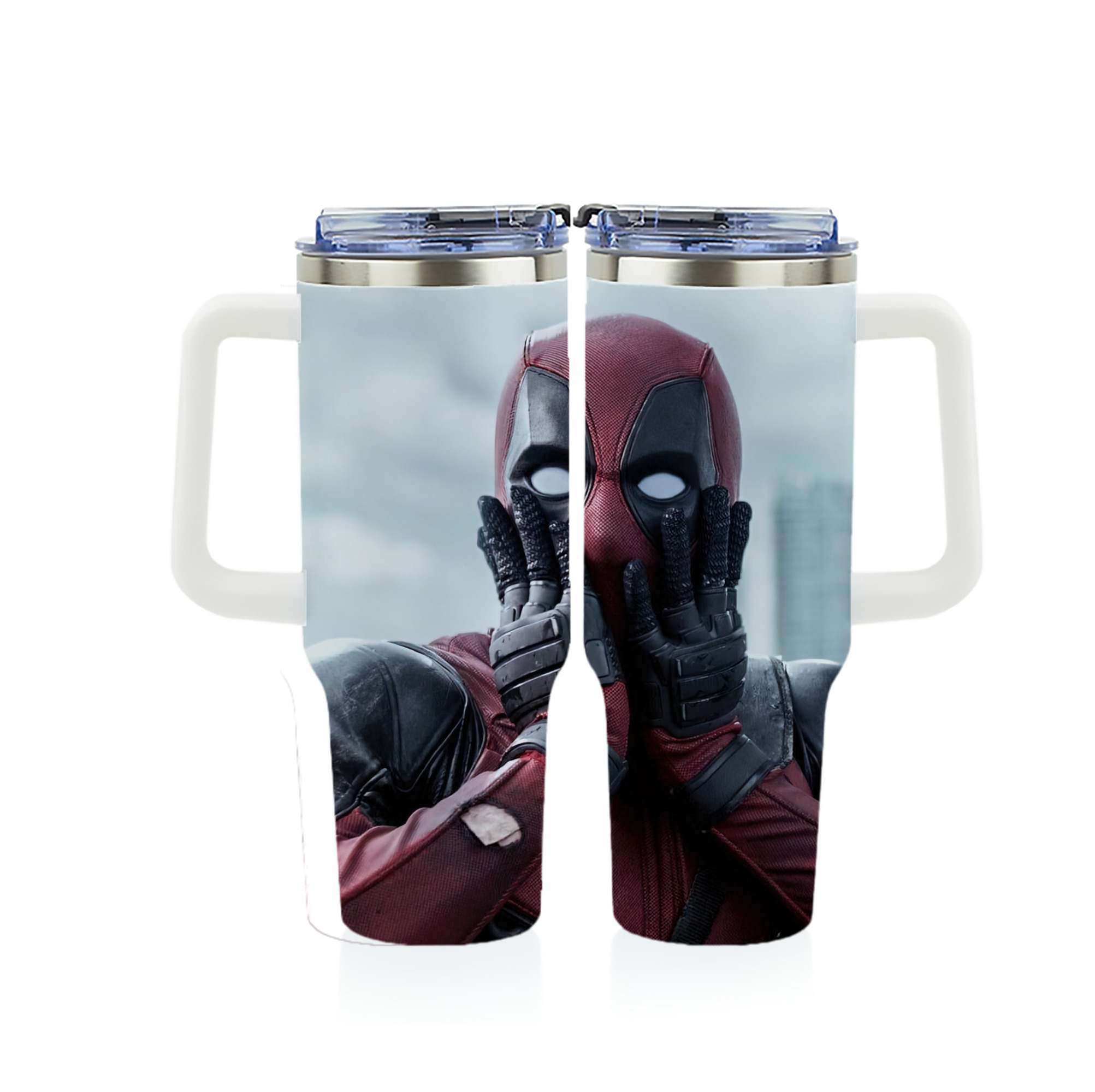 （画像用） Deadpool デッドプール 1200ｍLフルプリント車用タンブラー