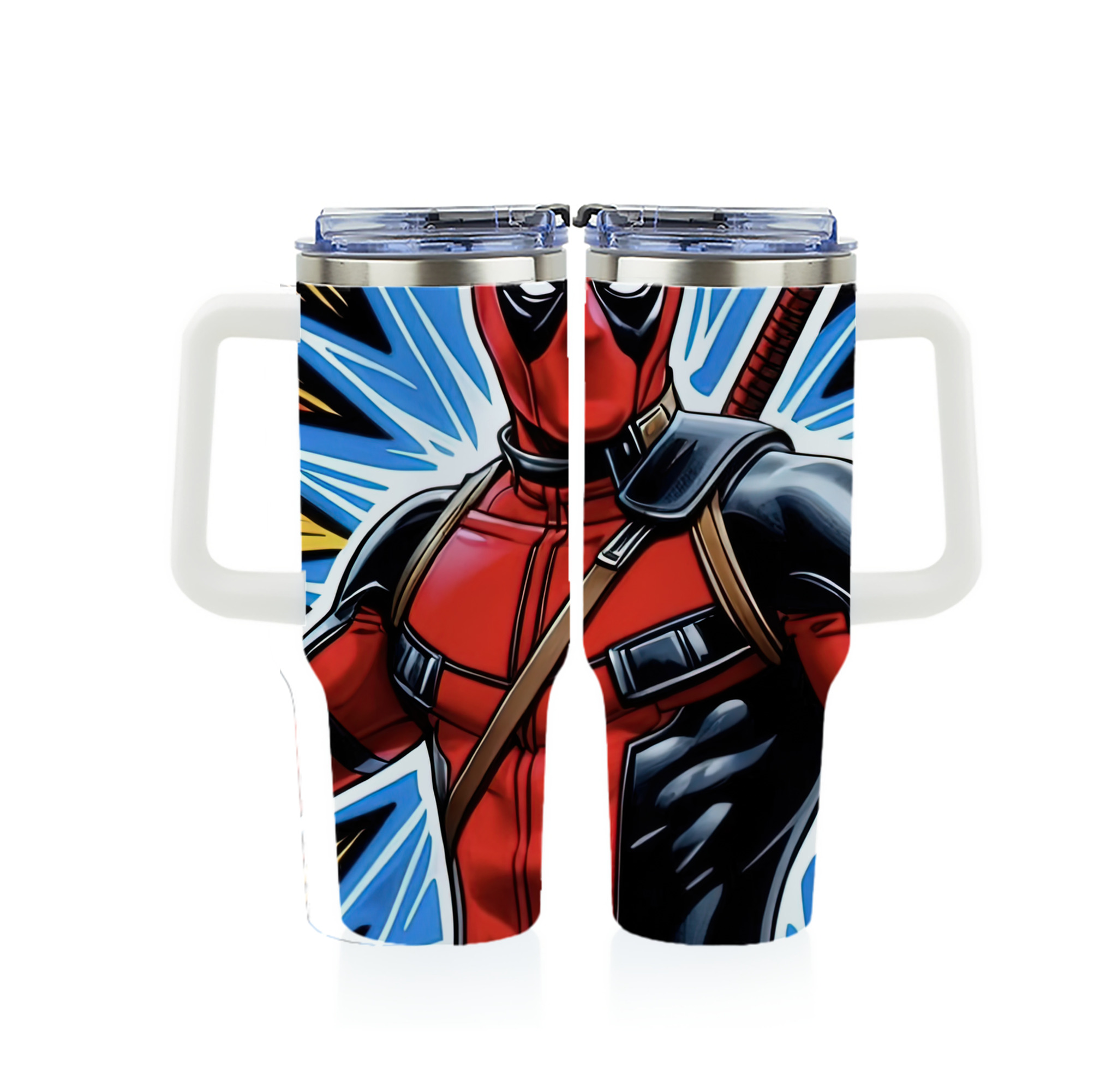 （画像用） Deadpool デッドプール 1200ｍLフルプリント車用タンブラー