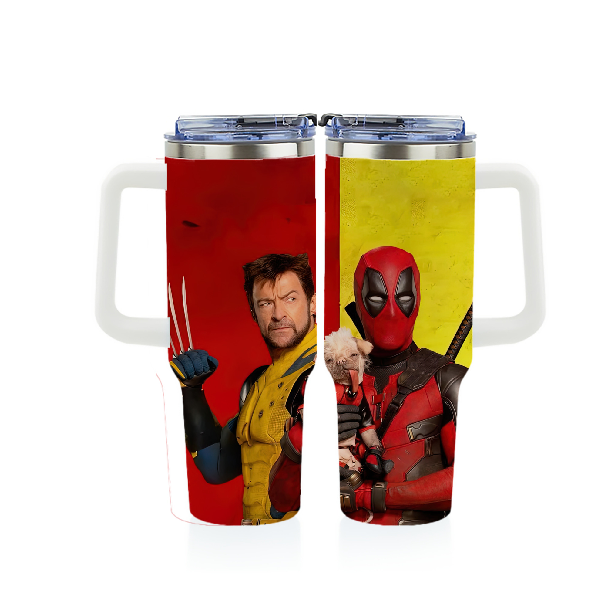 （画像用） Deadpool デッドプール 1200ｍLフルプリント車用タンブラー