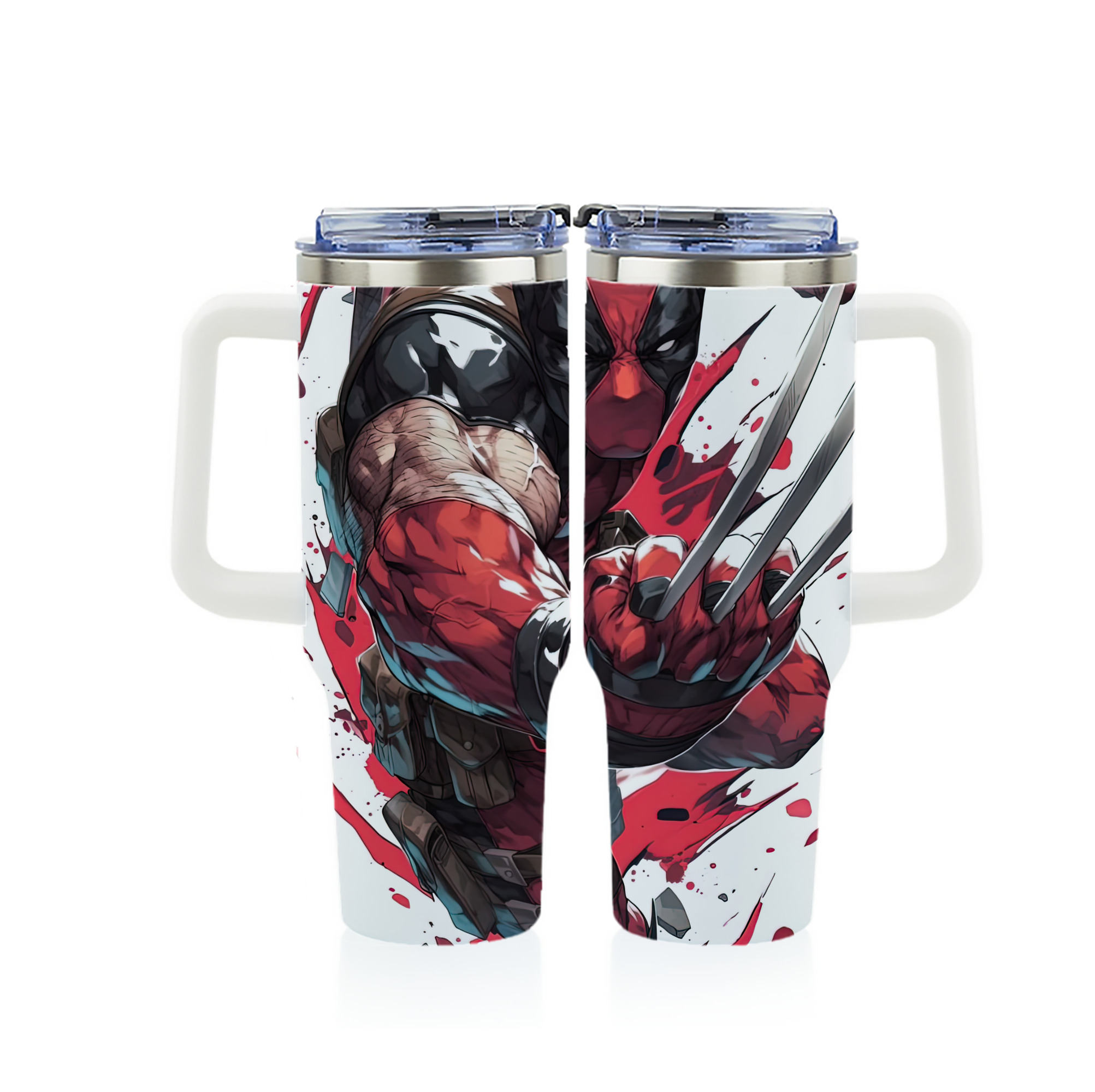 （画像用） Deadpool デッドプール 1200ｍLフルプリント車用タンブラー