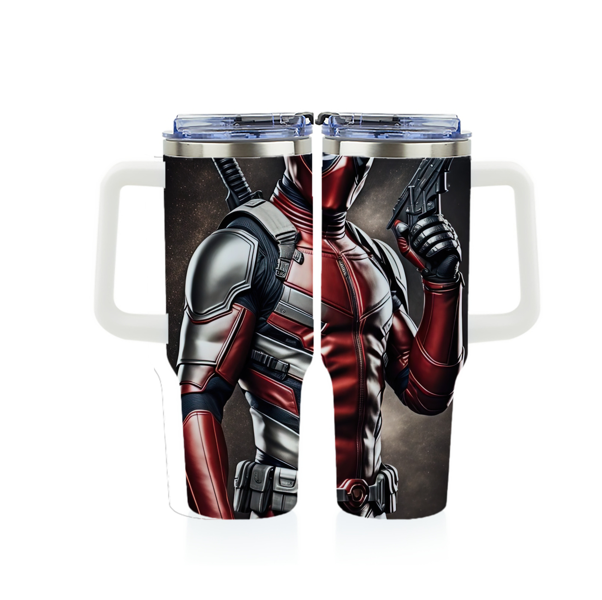 （画像用） Deadpool デッドプール 1200ｍLフルプリント車用タンブラー