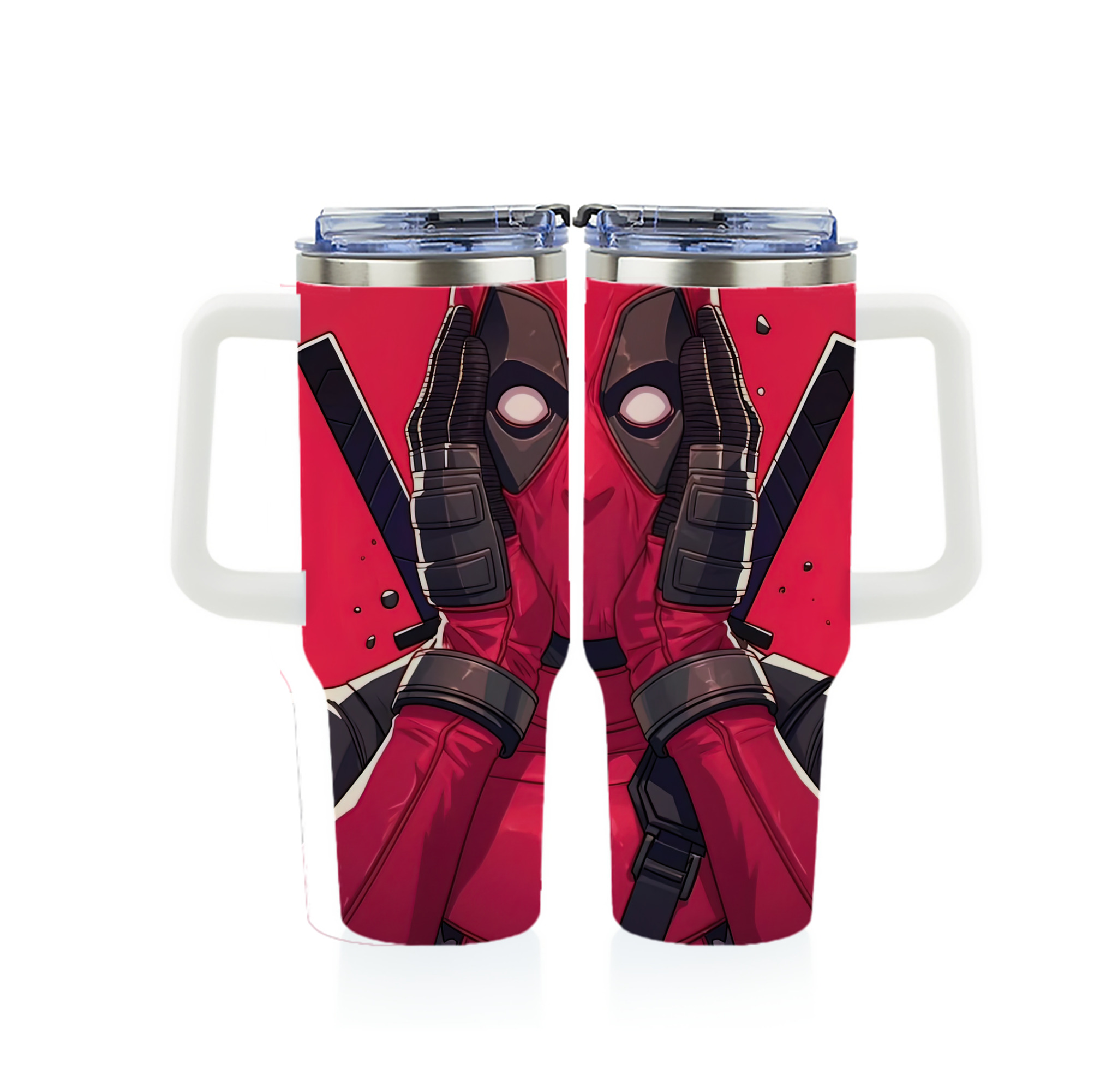 （画像用） Deadpool デッドプール 1200ｍLフルプリント車用タンブラー