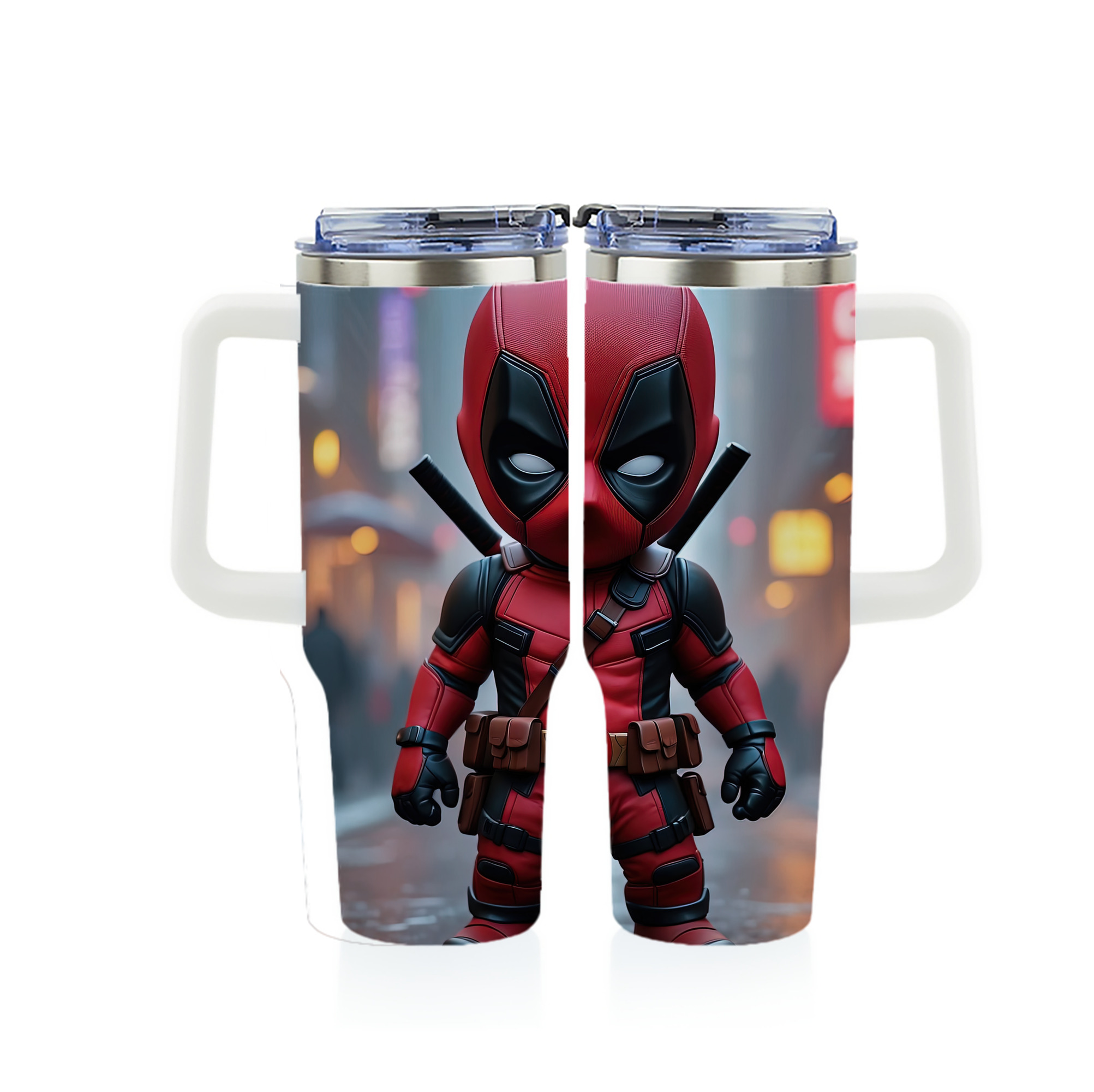 （画像用） Deadpool デッドプール 1200ｍLフルプリント車用タンブラー
