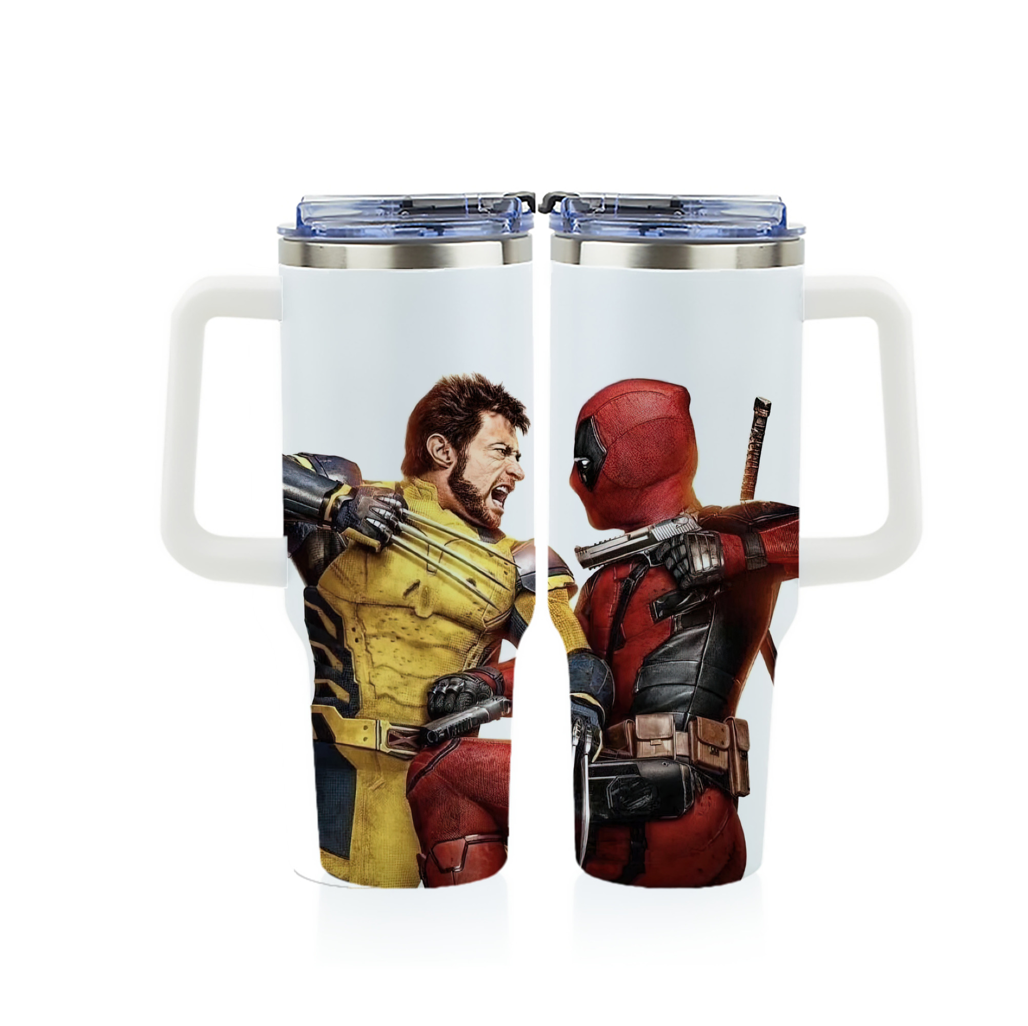 （画像用） Deadpool デッドプール 1200ｍLフルプリント車用タンブラー