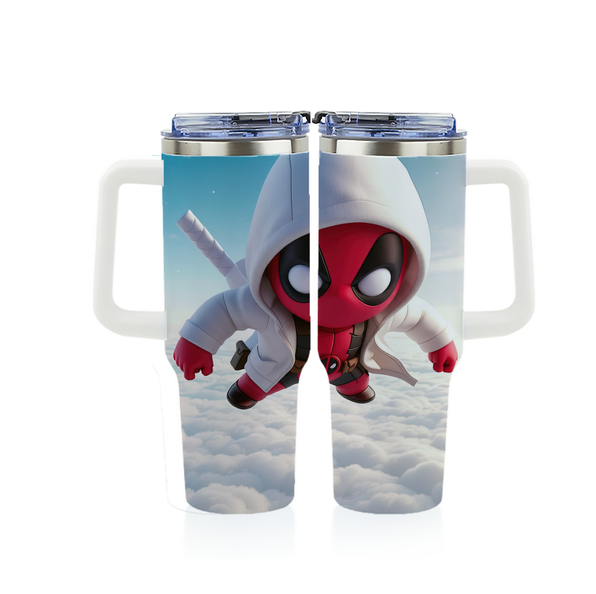 （画像用） Deadpool デッドプール 1200ｍLフルプリント車用タンブラー