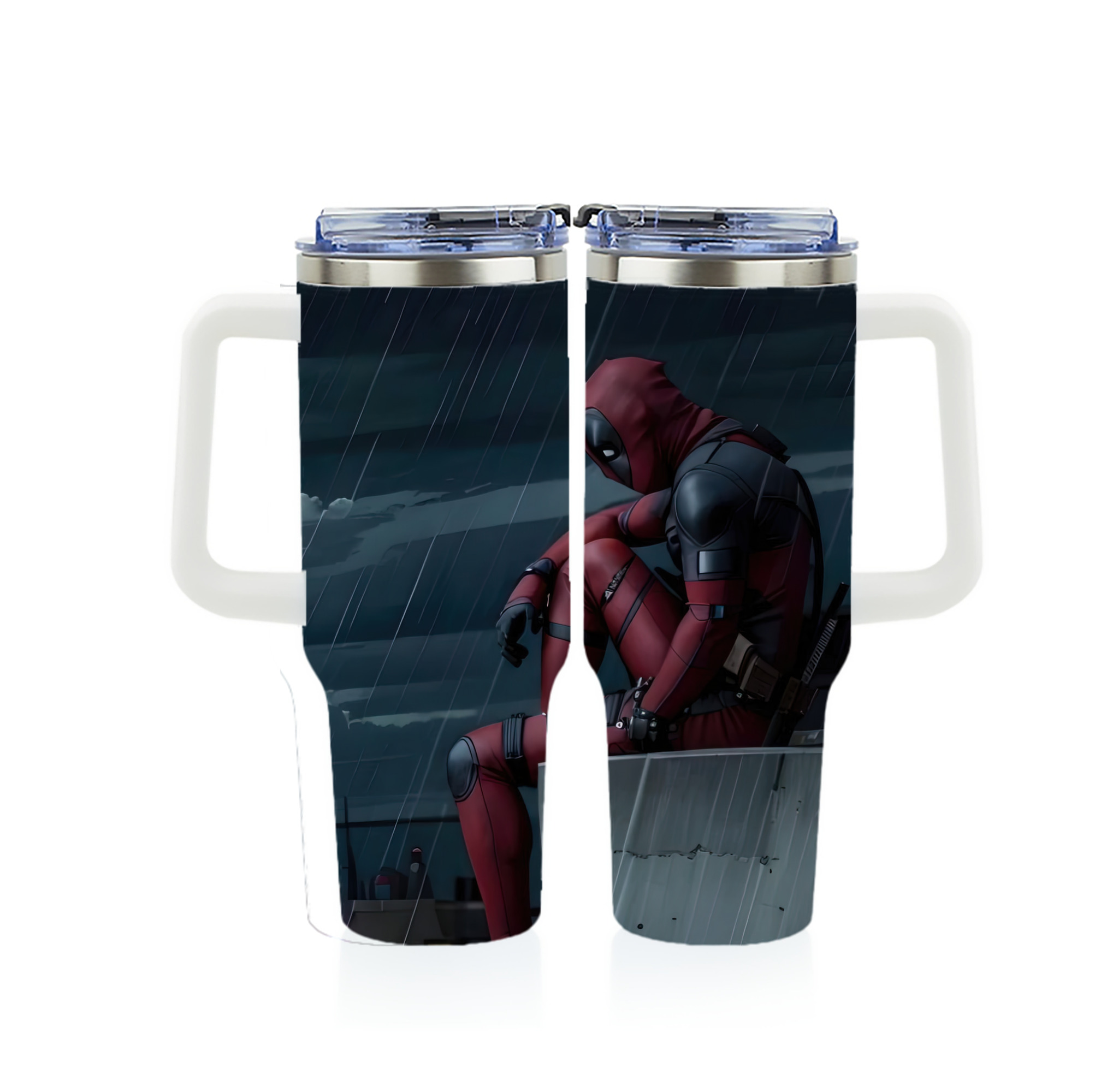 （画像用） Deadpool デッドプール 1200ｍLフルプリント車用タンブラー