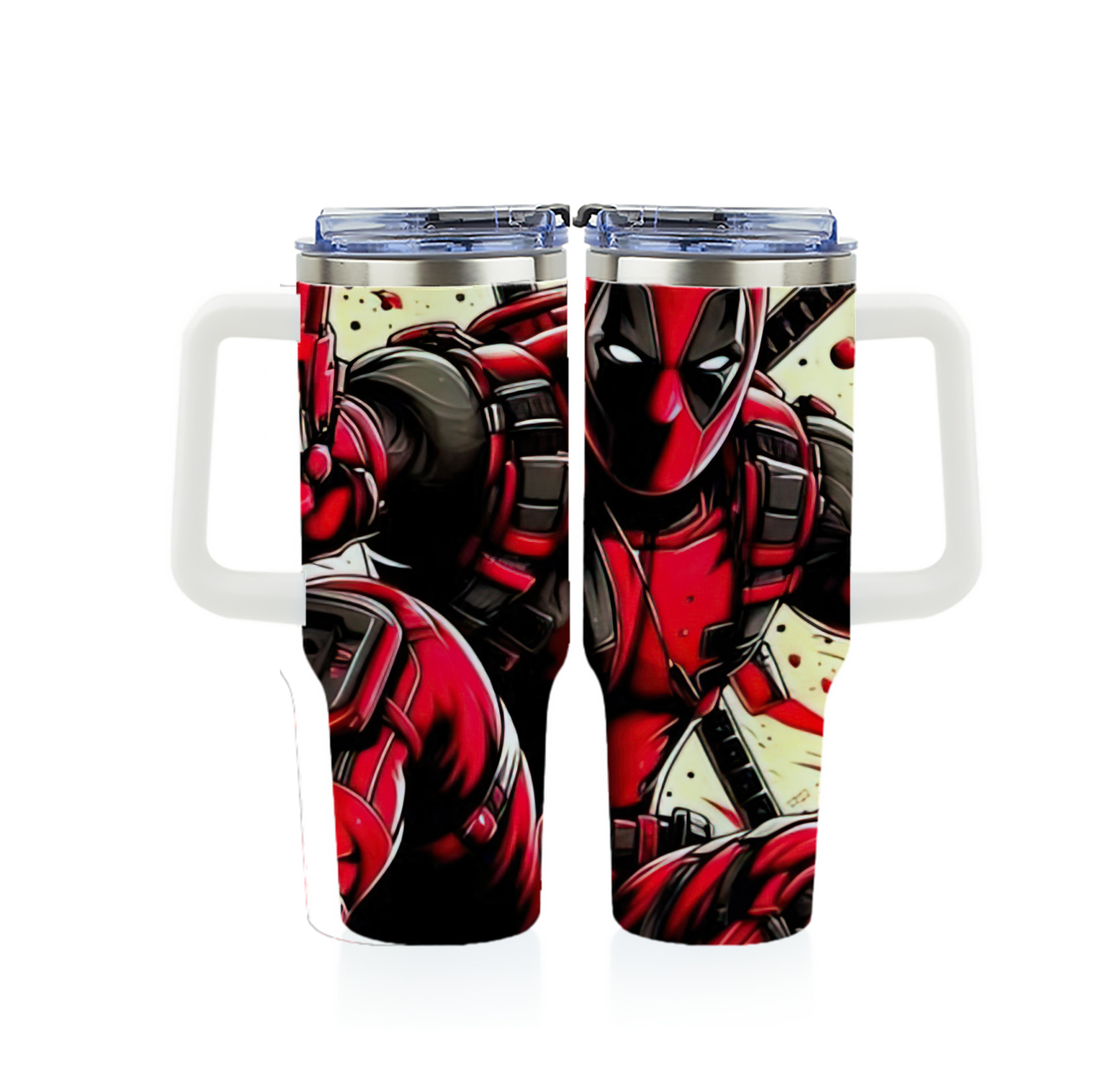 （画像用） Deadpool デッドプール 1200ｍLフルプリント車用タンブラー