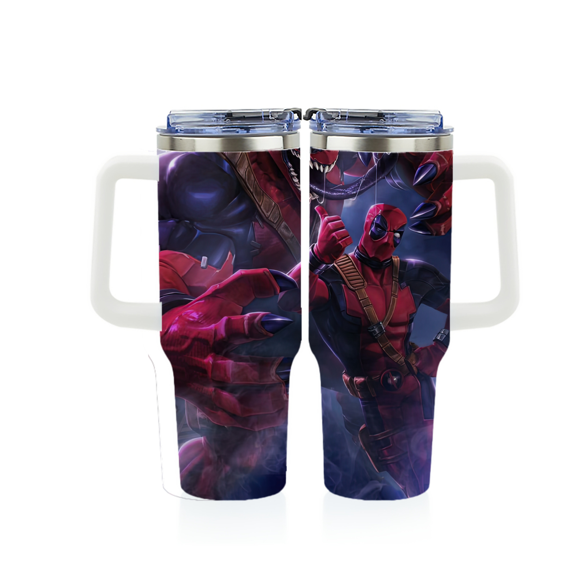 （画像用） Deadpool デッドプール 1200ｍLフルプリント車用タンブラー