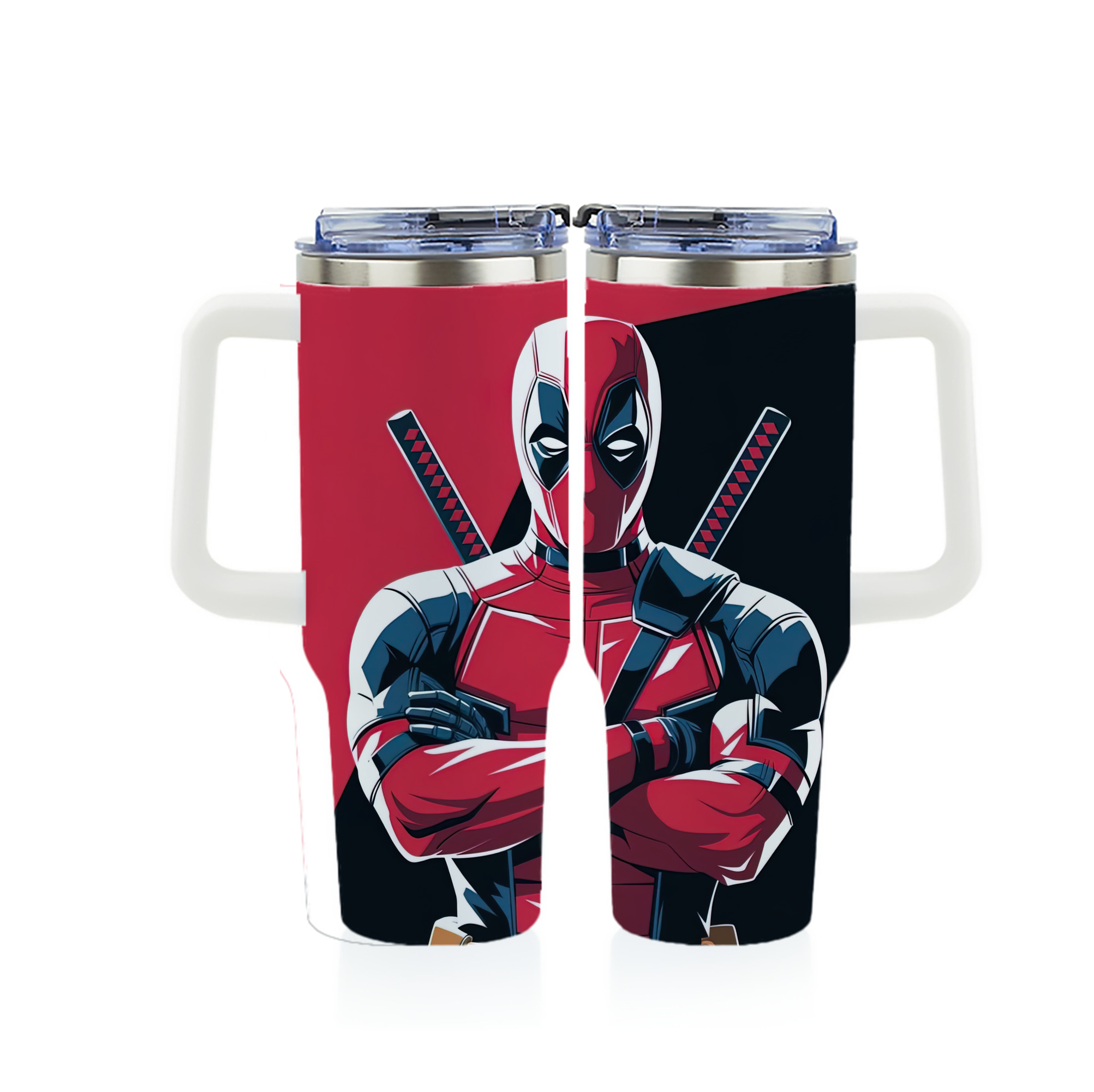 （画像用） Deadpool デッドプール 1200ｍLフルプリント車用タンブラー