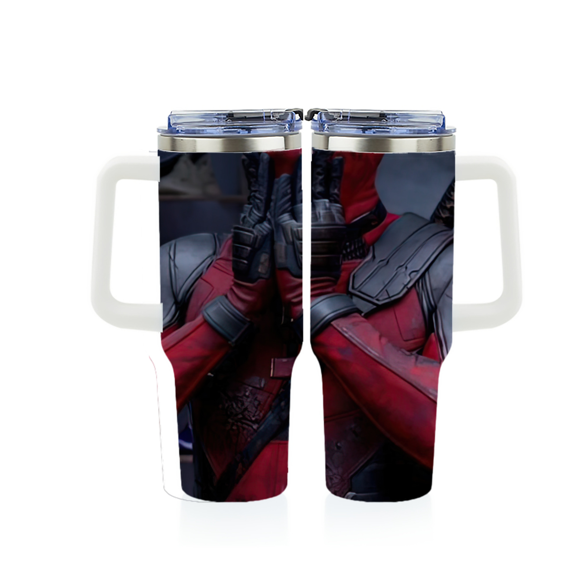 （画像用） Deadpool デッドプール 1200ｍLフルプリント車用タンブラー