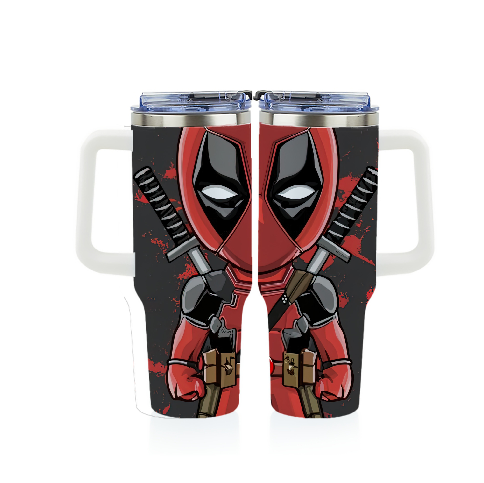 （画像用） Deadpool デッドプール 1200ｍLフルプリント車用タンブラー