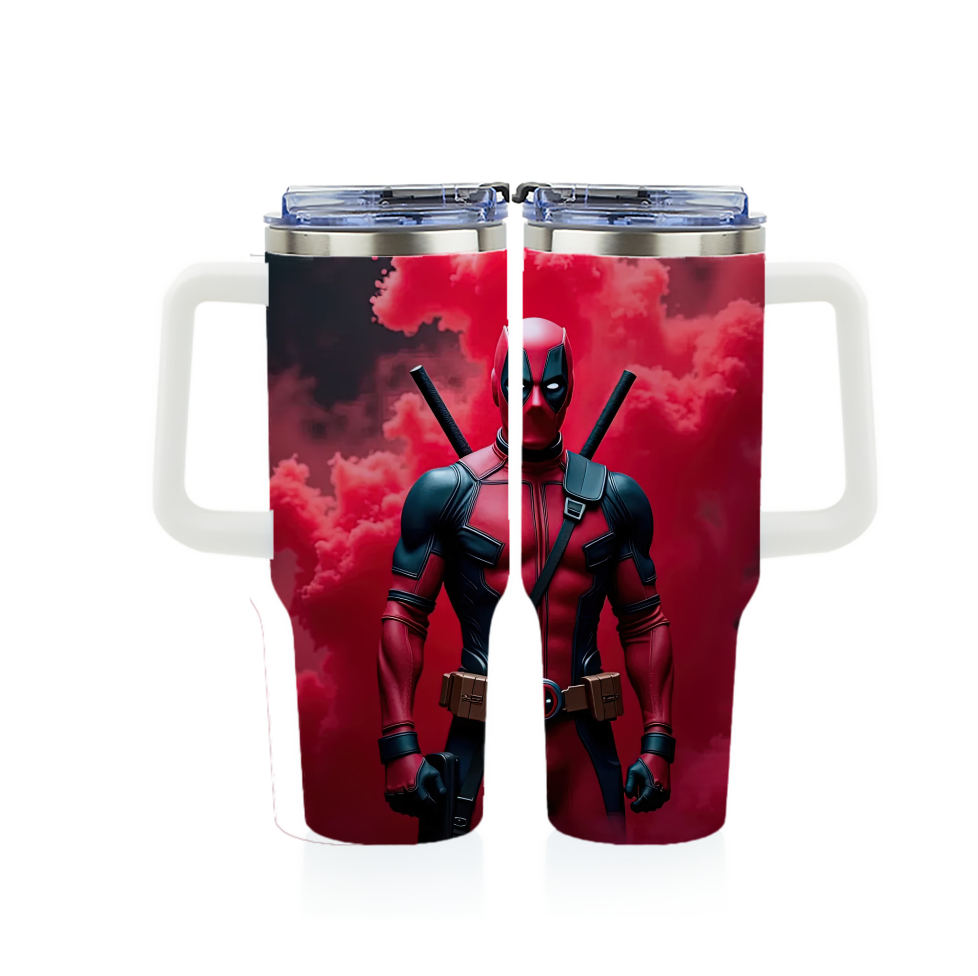 （画像用） Deadpool デッドプール 1200ｍLフルプリント車用タンブラー