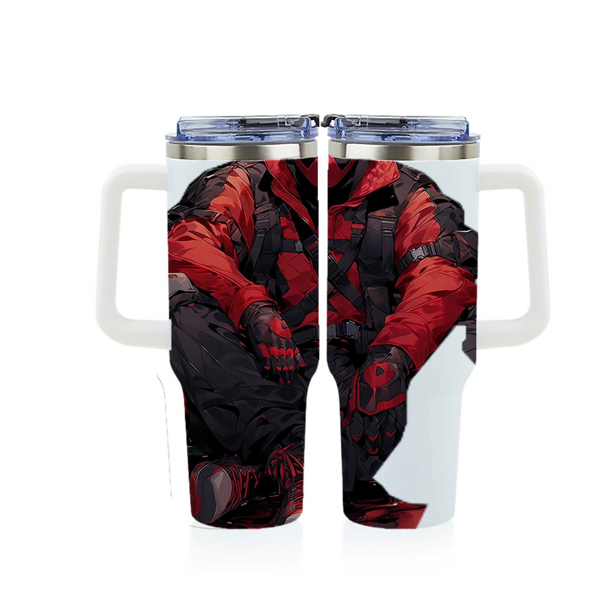 （画像用） Deadpool デッドプール 1200ｍLフルプリント車用タンブラー