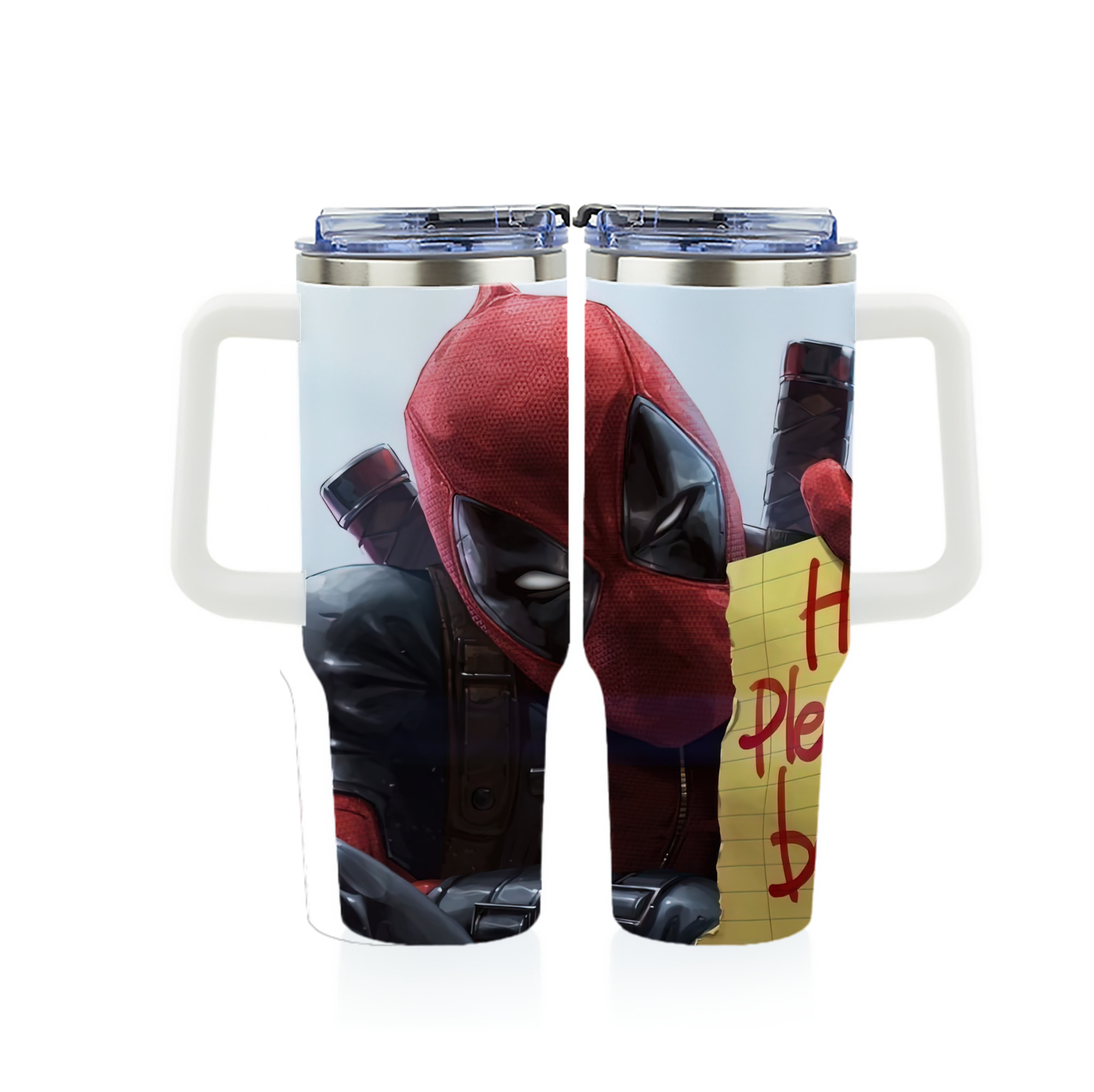 （画像用） Deadpool デッドプール 1200ｍLフルプリント車用タンブラー