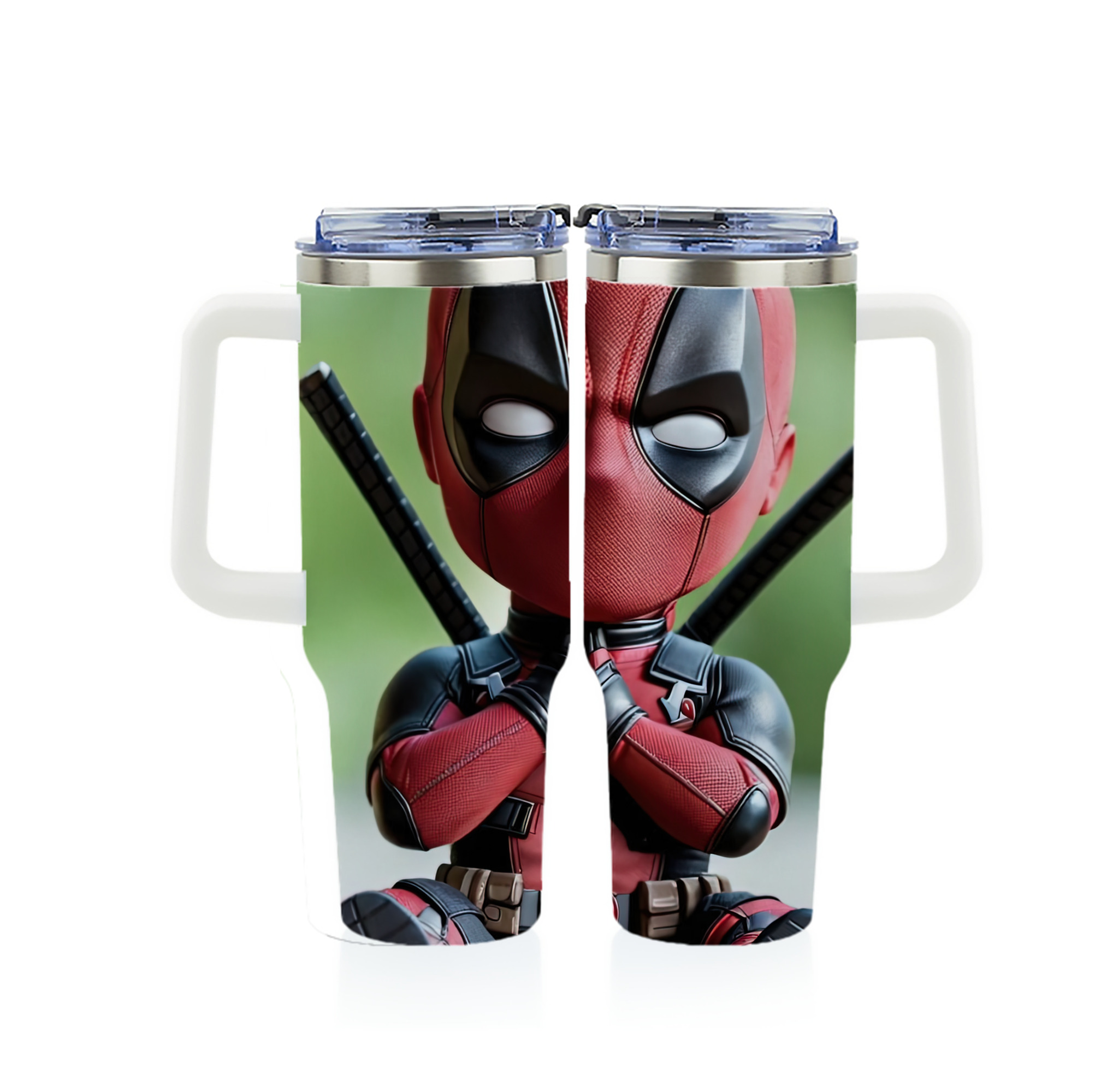 （画像用） Deadpool デッドプール 1200ｍLフルプリント車用タンブラー