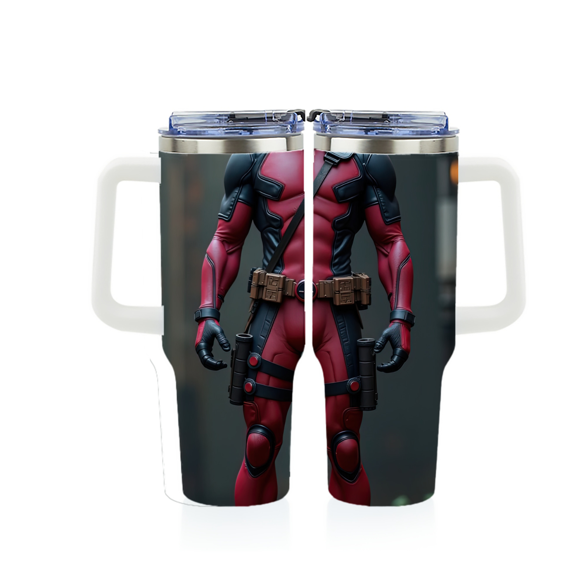 （画像用） Deadpool デッドプール 1200ｍLフルプリント車用タンブラー