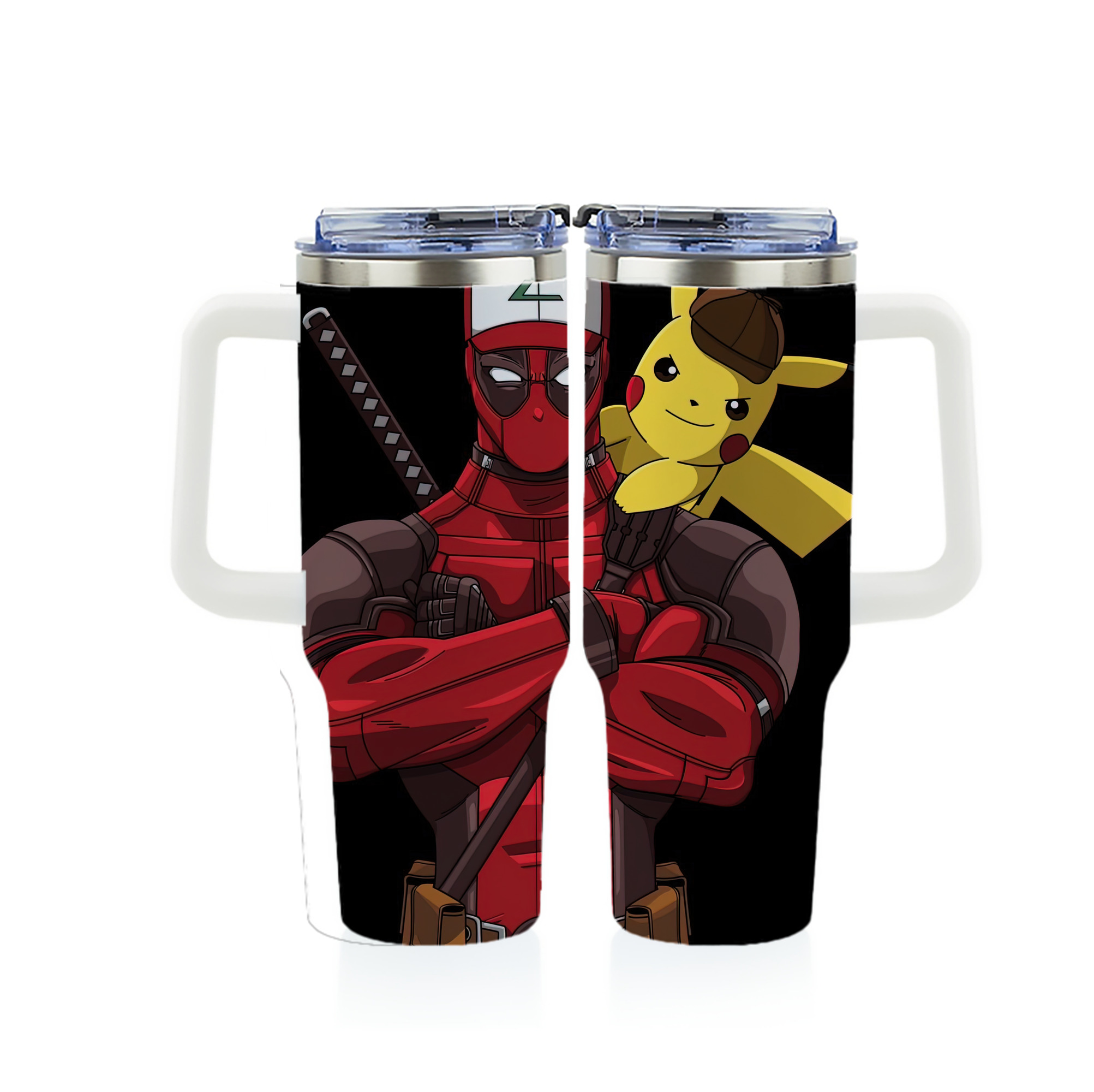 （画像用） Deadpool デッドプール 1200ｍLフルプリント車用タンブラー