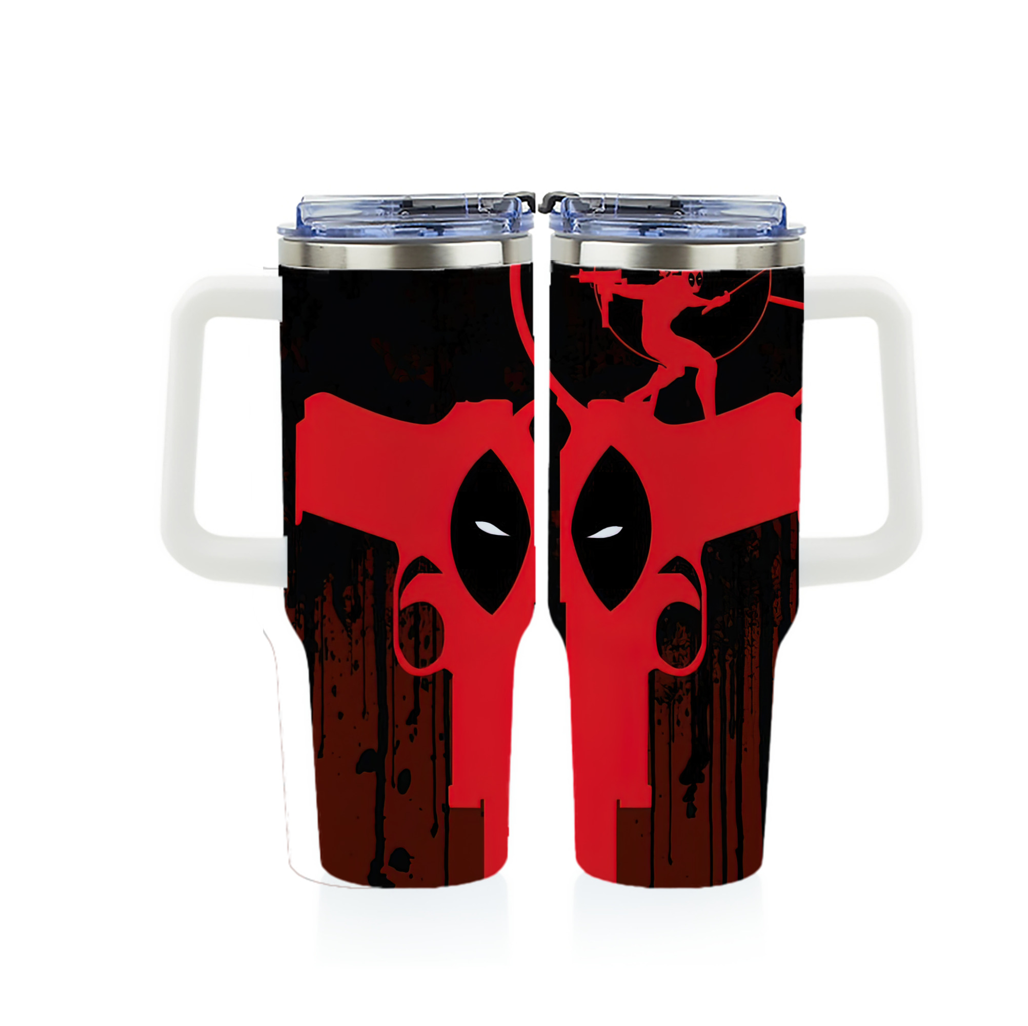 （画像用） Deadpool デッドプール 1200ｍLフルプリント車用タンブラー