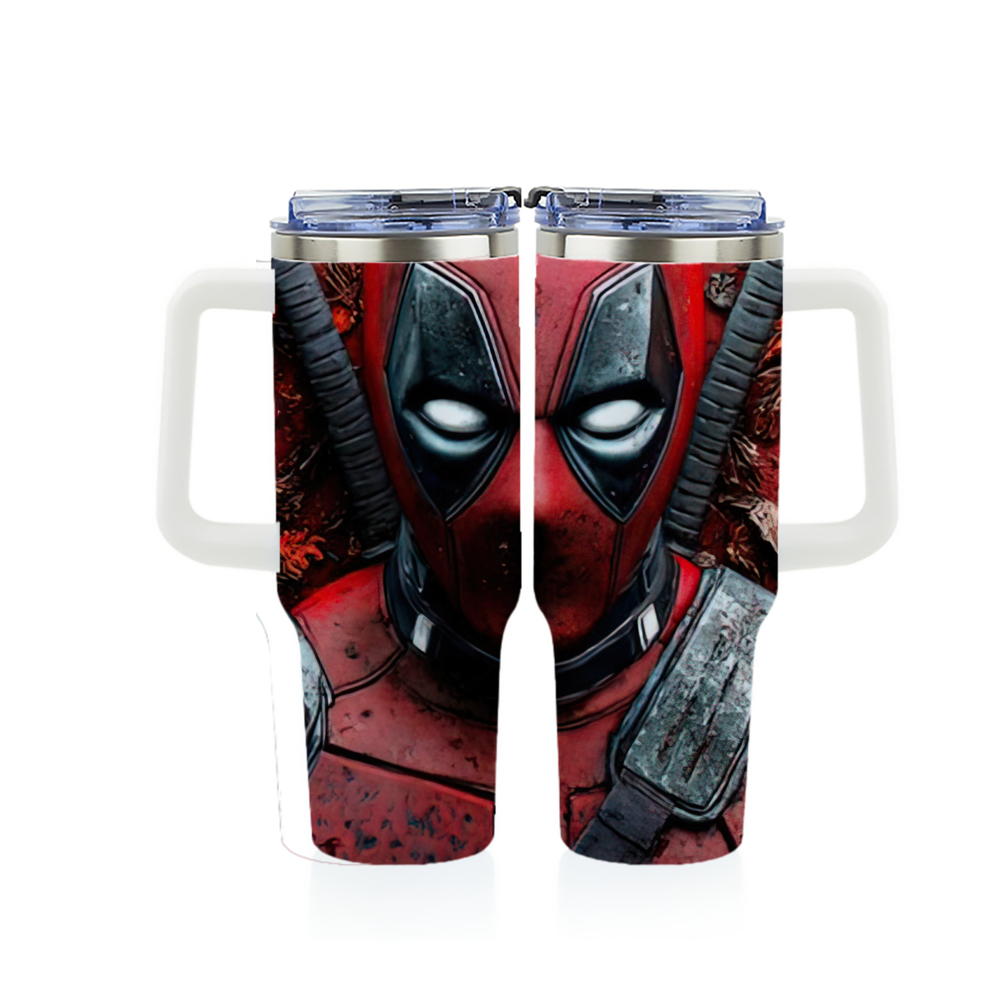 （画像用） Deadpool デッドプール 1200ｍLフルプリント車用タンブラー