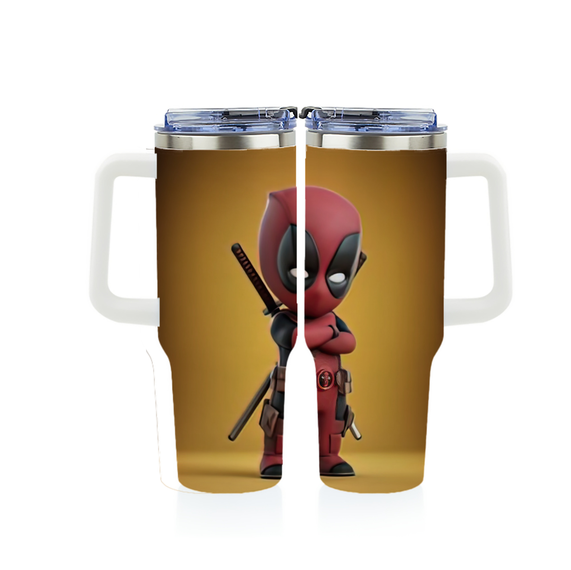 （画像用） Deadpool デッドプール 1200ｍLフルプリント車用タンブラー