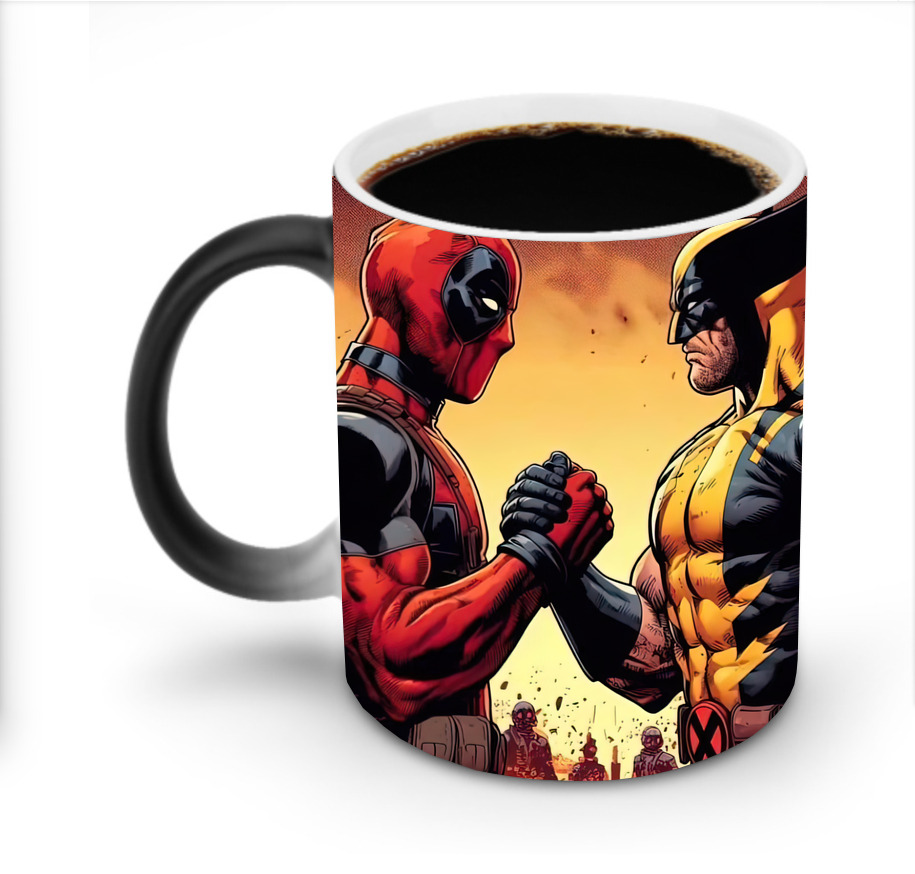 （画像用） Deadpool デッドプール 温度変色マグカップ