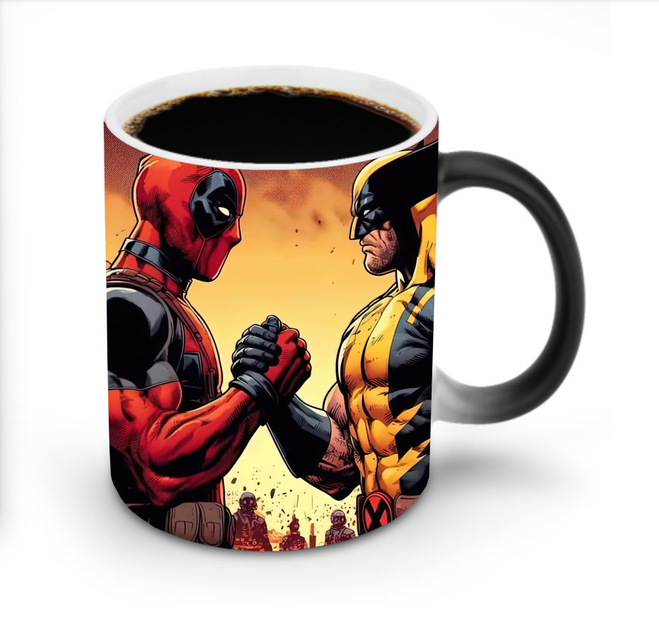 （画像用） Deadpool デッドプール 温度変色マグカップ