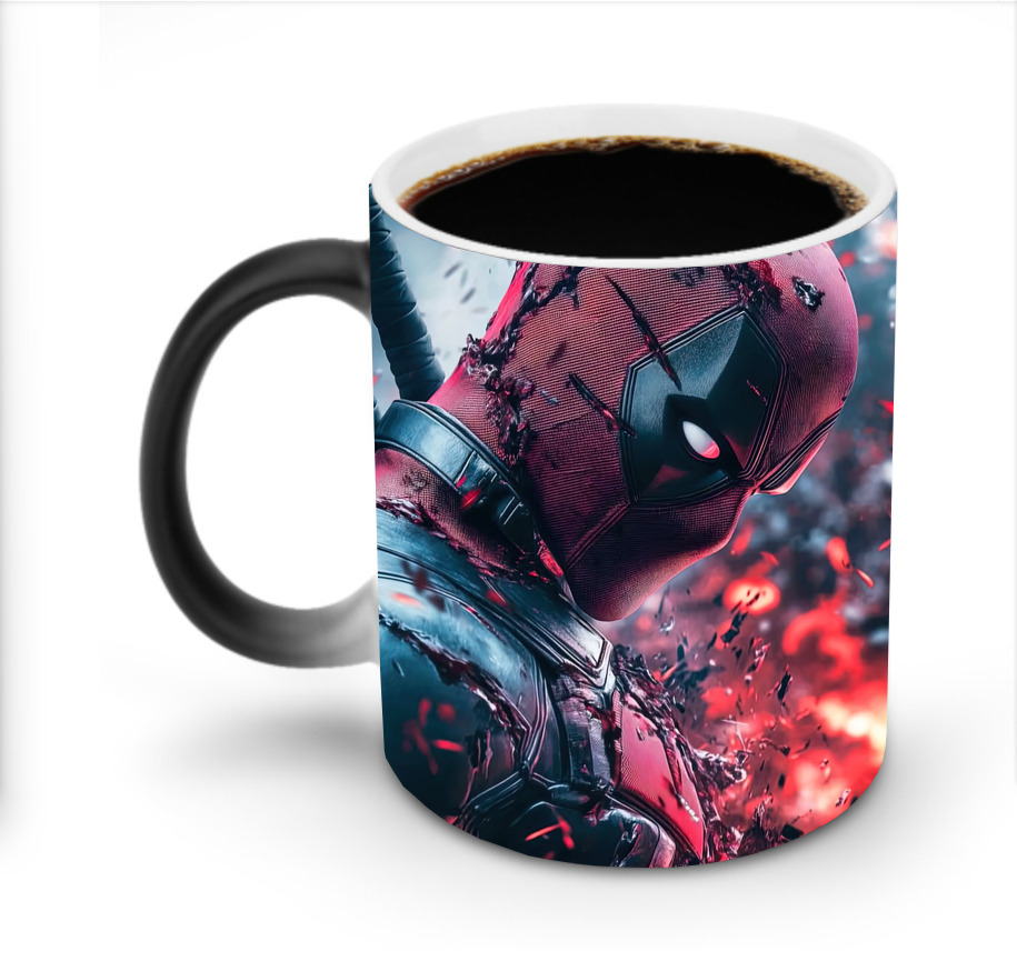 （画像用） Deadpool デッドプール 温度変色マグカップ