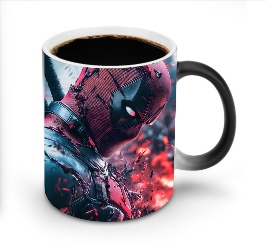 （画像用） Deadpool デッドプール 温度変色マグカップ