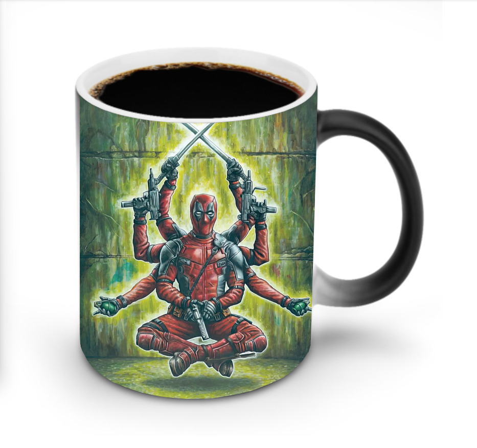 （画像用） Deadpool デッドプール 温度変色マグカップ