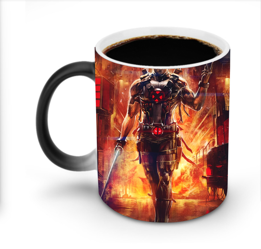 （画像用） Deadpool デッドプール 温度変色マグカップ