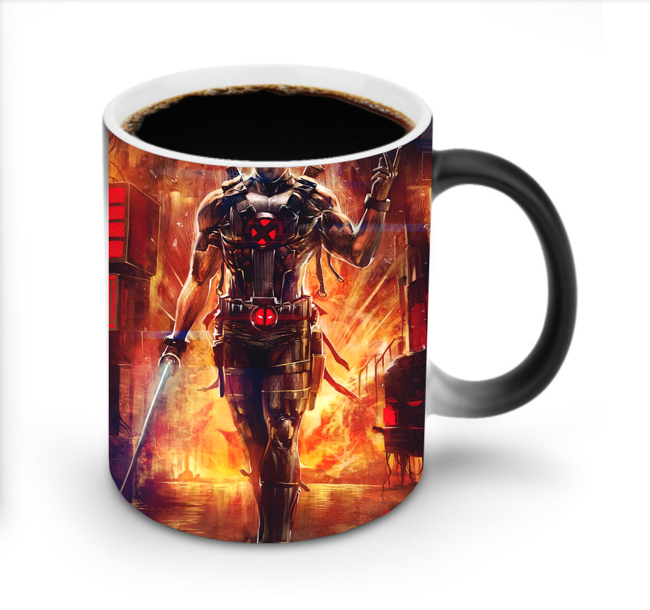 （画像用） Deadpool デッドプール 温度変色マグカップ